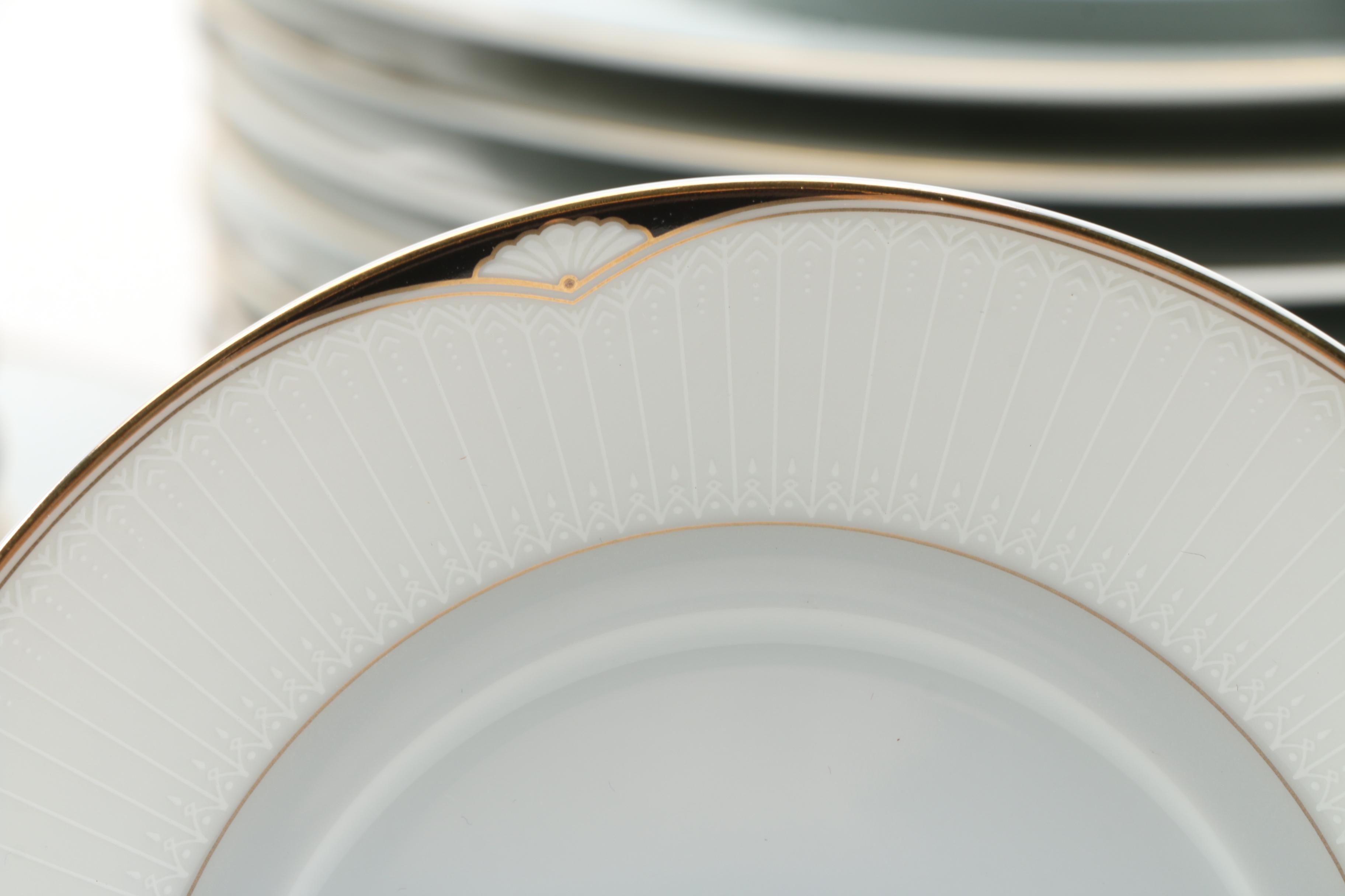 Mikasa for Oscar de la Renta "Aegean" Porcelain Dinnerware, 1992-2000