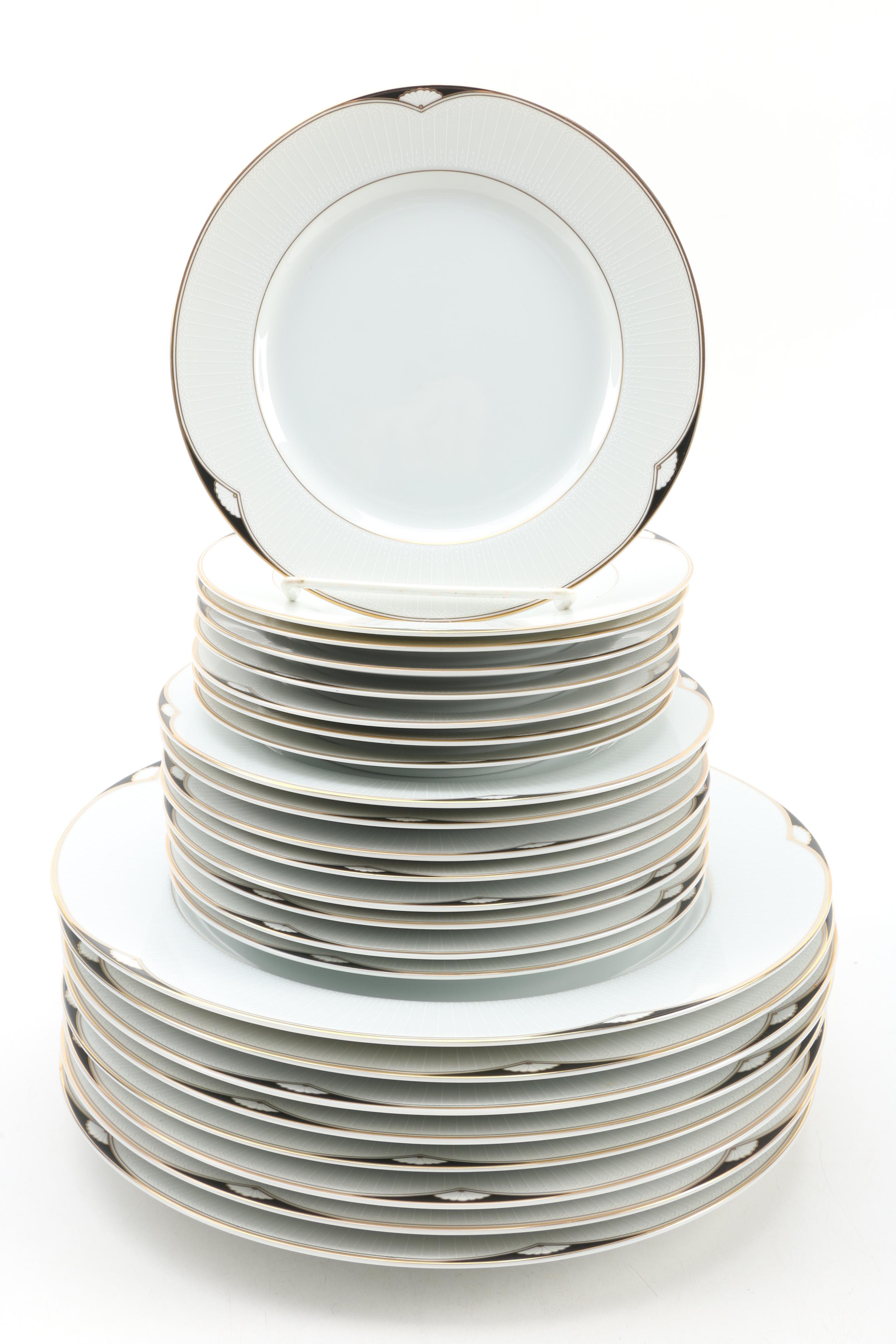 Mikasa for Oscar de la Renta "Aegean" Porcelain Dinnerware, 1992-2000