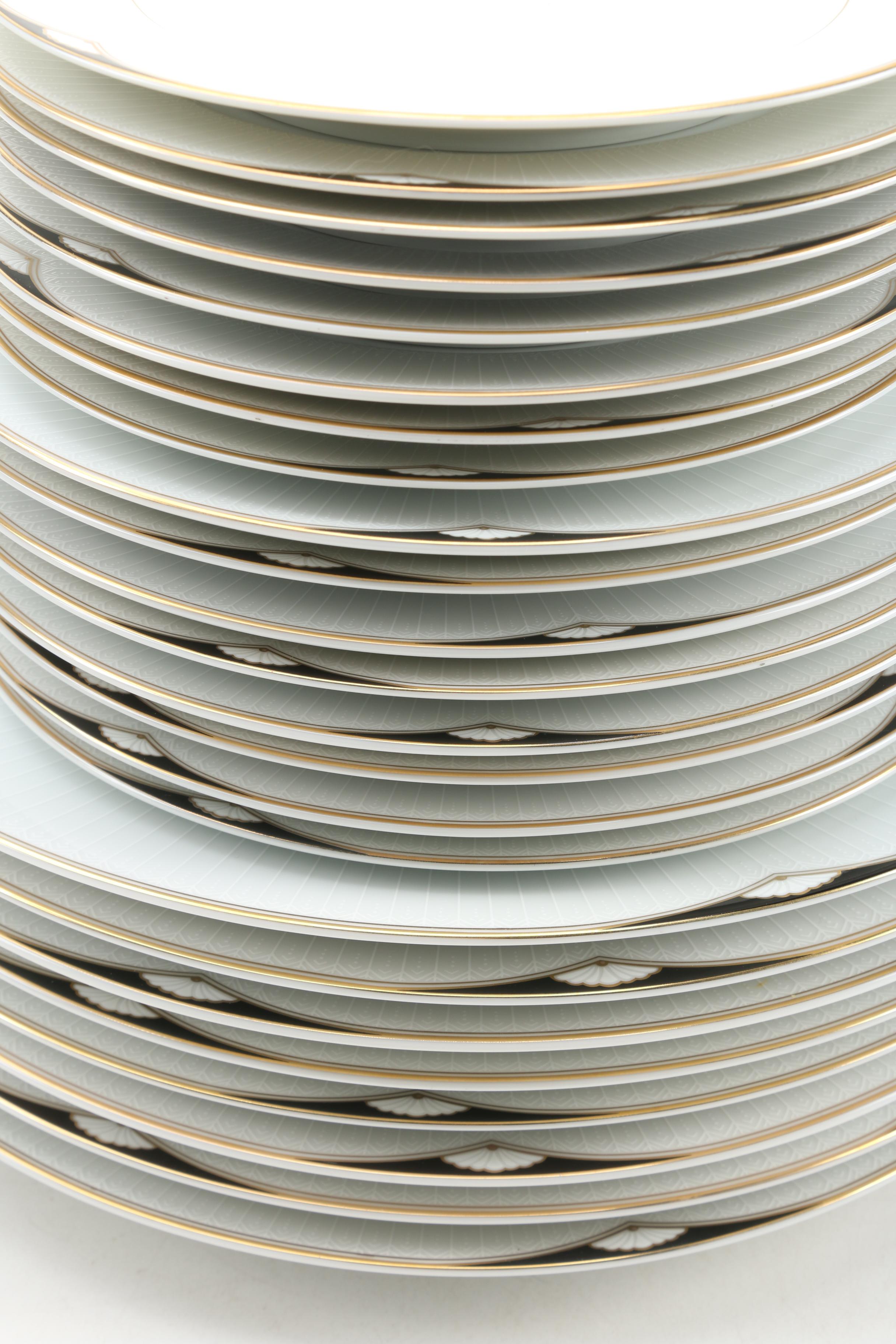 Mikasa for Oscar de la Renta "Aegean" Porcelain Dinnerware, 1992-2000