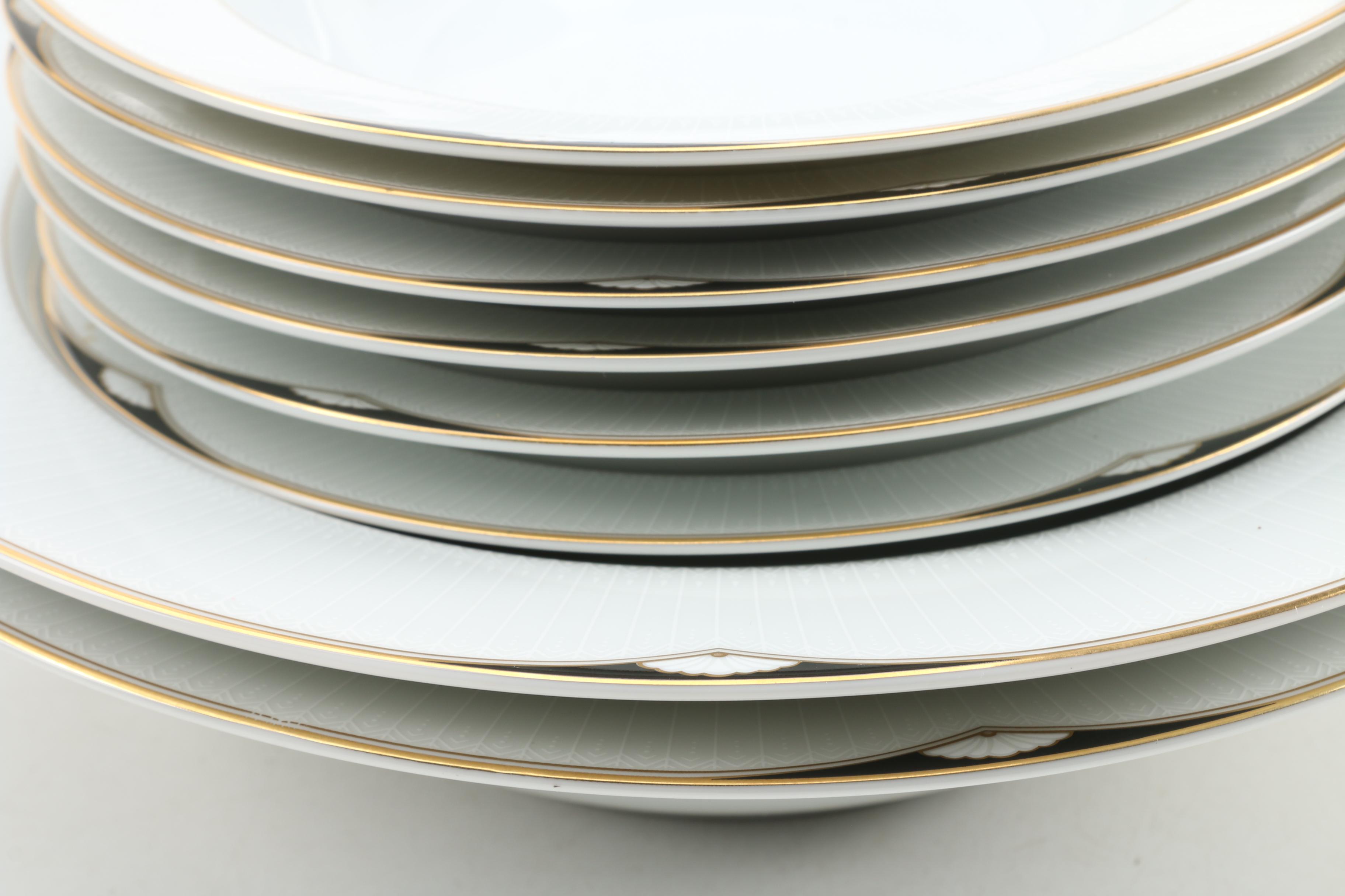 Mikasa for Oscar de la Renta "Aegean" Porcelain Dinnerware, 1992-2000