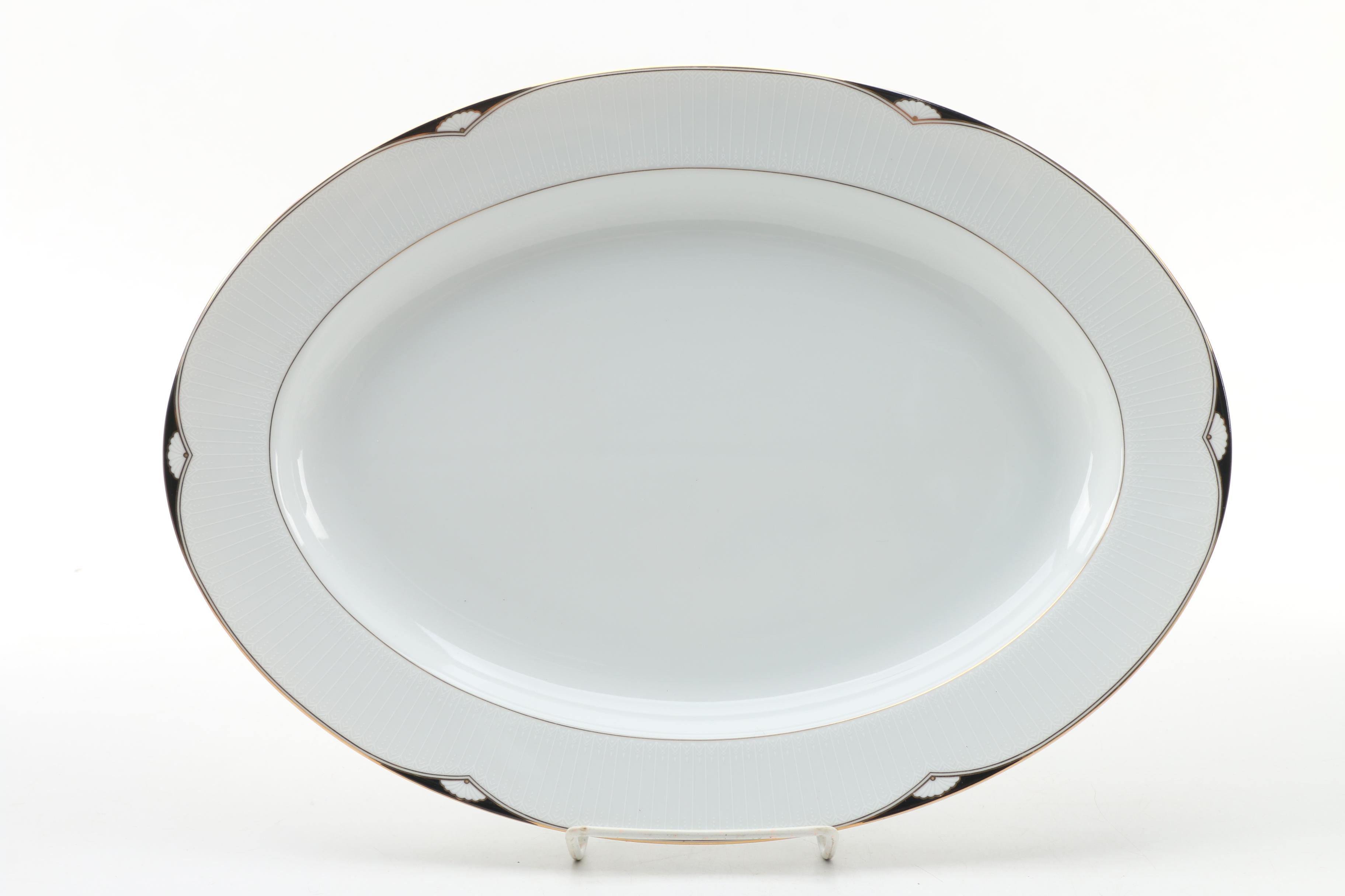 Mikasa for Oscar de la Renta "Aegean" Porcelain Dinnerware, 1992-2000