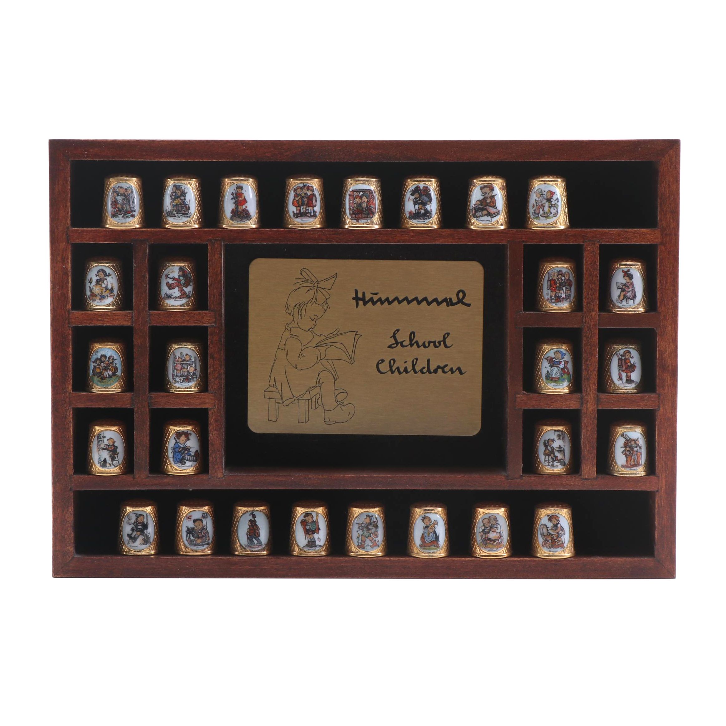 Hummel "School Children" Thimbles