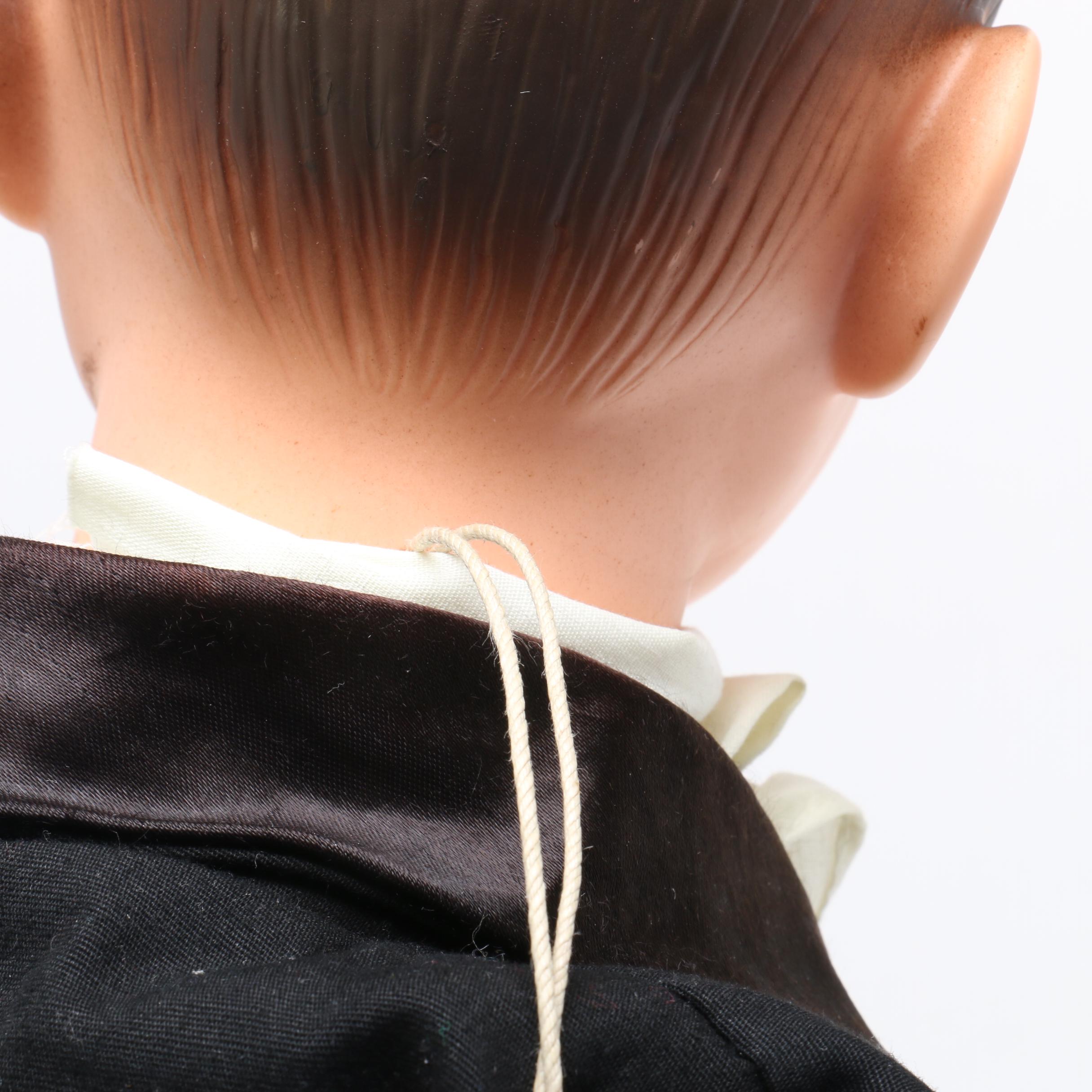 1968 Juro Novelty Co. "Charlie McCarthy" Ventriloquist Doll