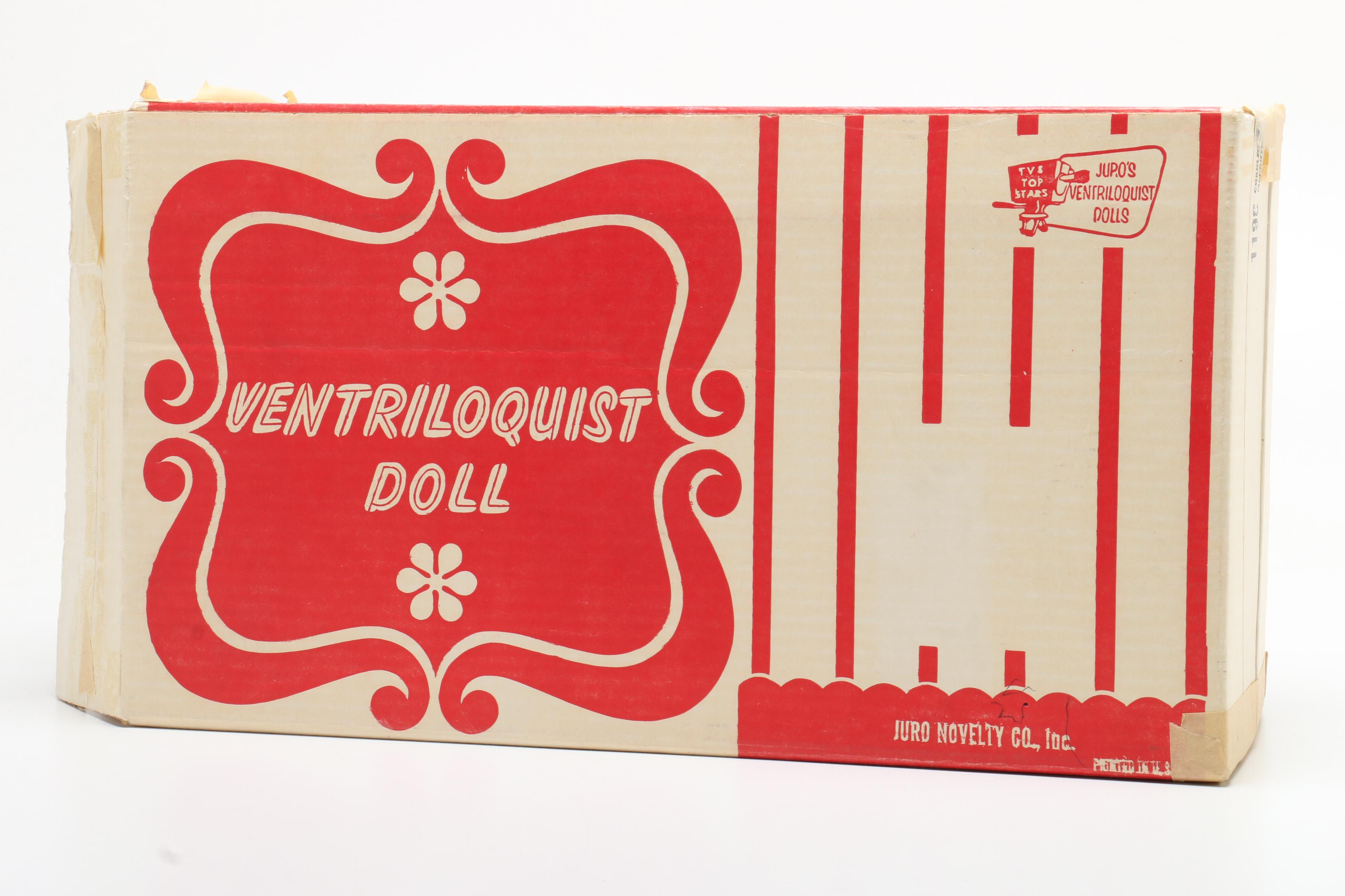 1968 Juro Novelty Co. "Charlie McCarthy" Ventriloquist Doll