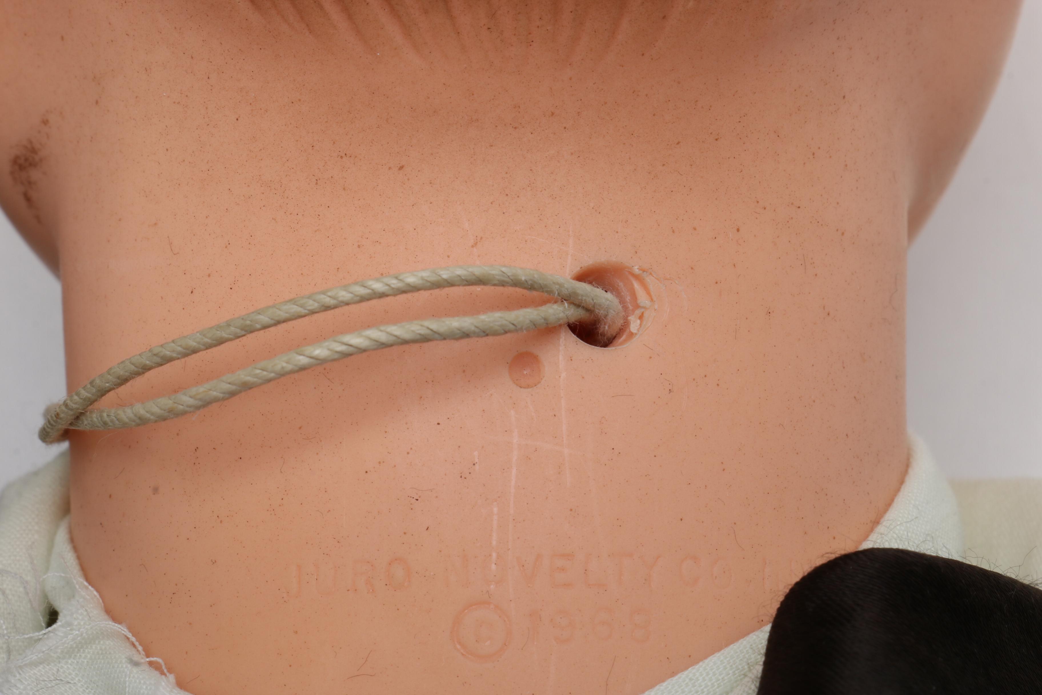 1968 Juro Novelty Co. "Charlie McCarthy" Ventriloquist Doll