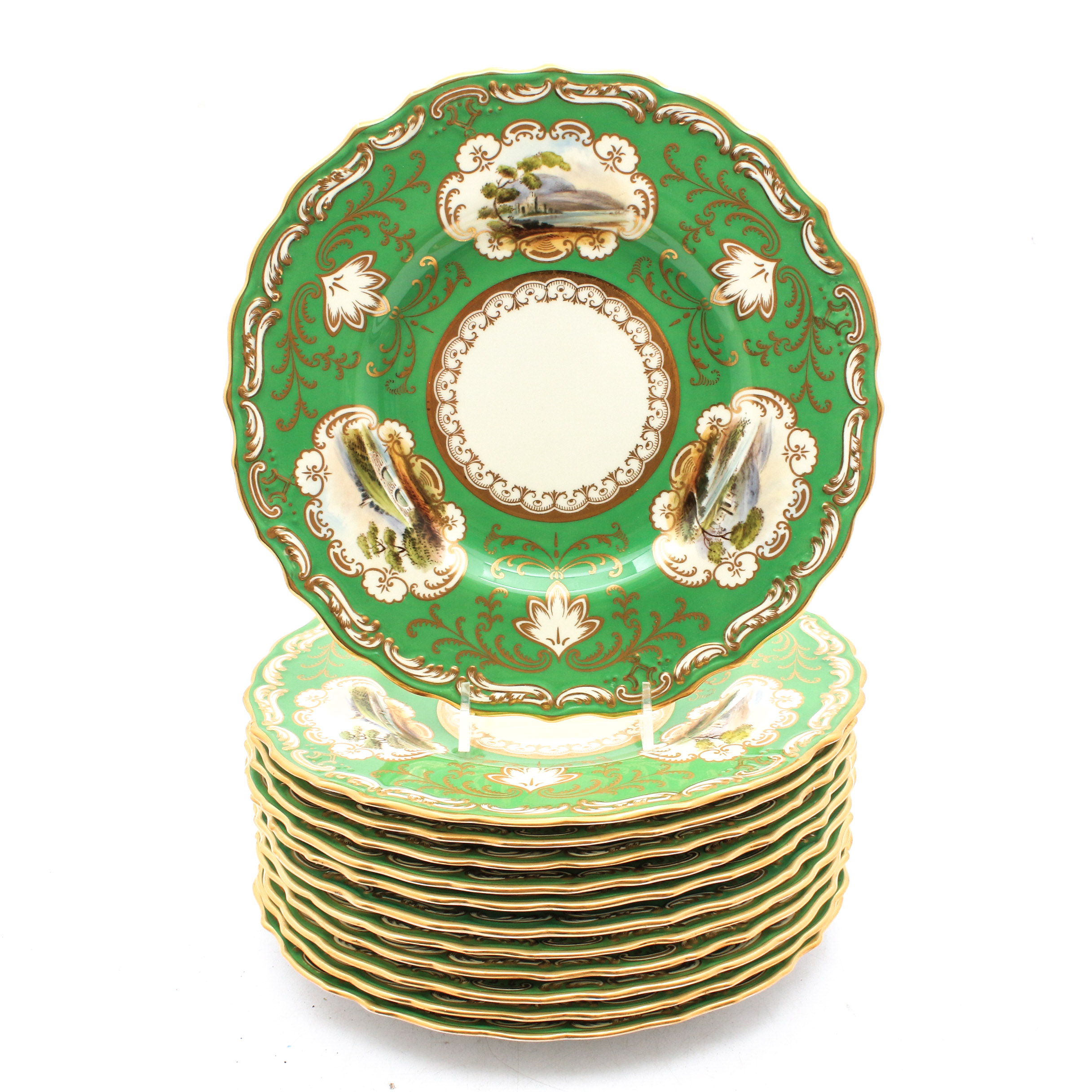Copeland Spode for Tiffany & Co. Porcelain Plates