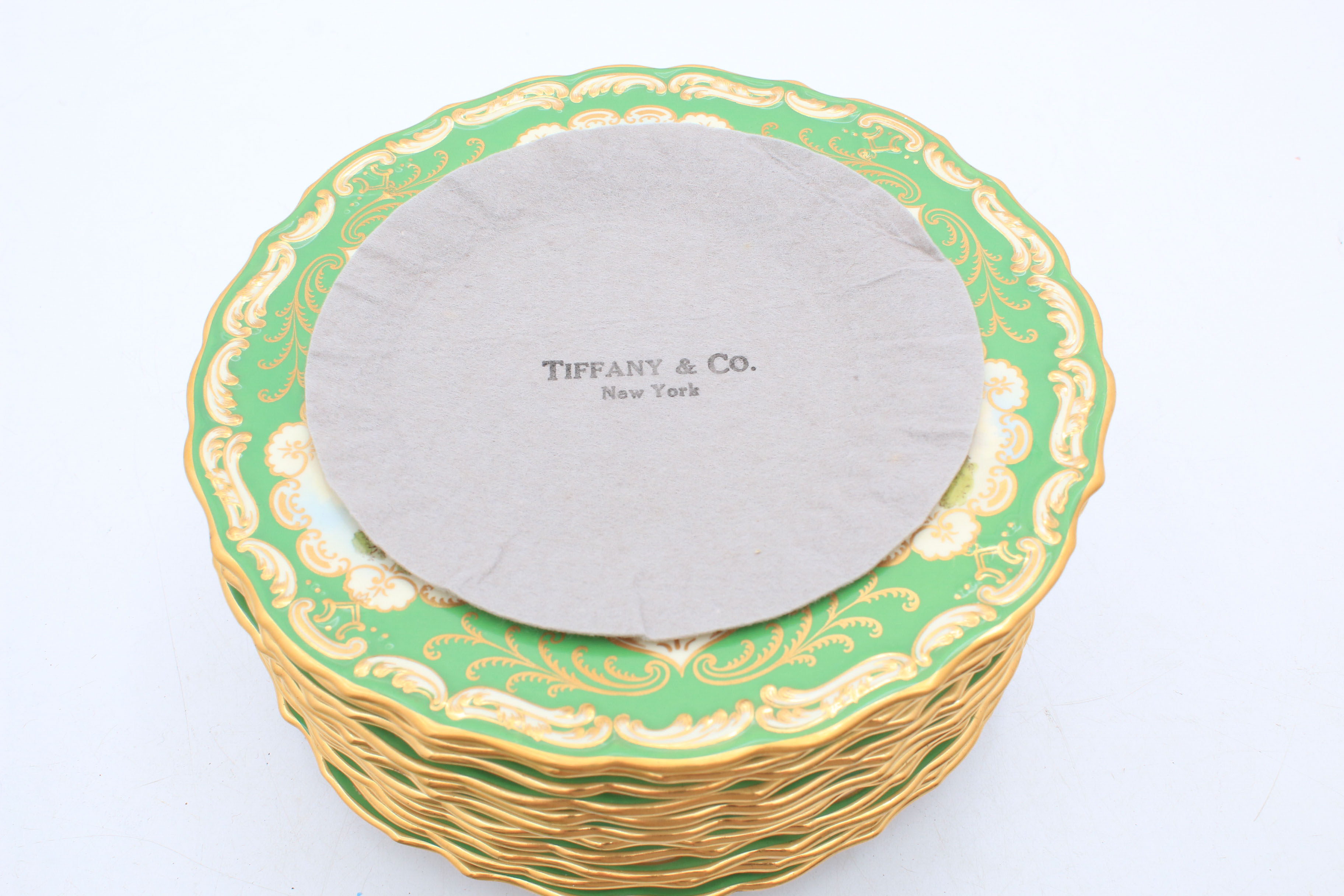 Copeland Spode for Tiffany & Co. Porcelain Plates