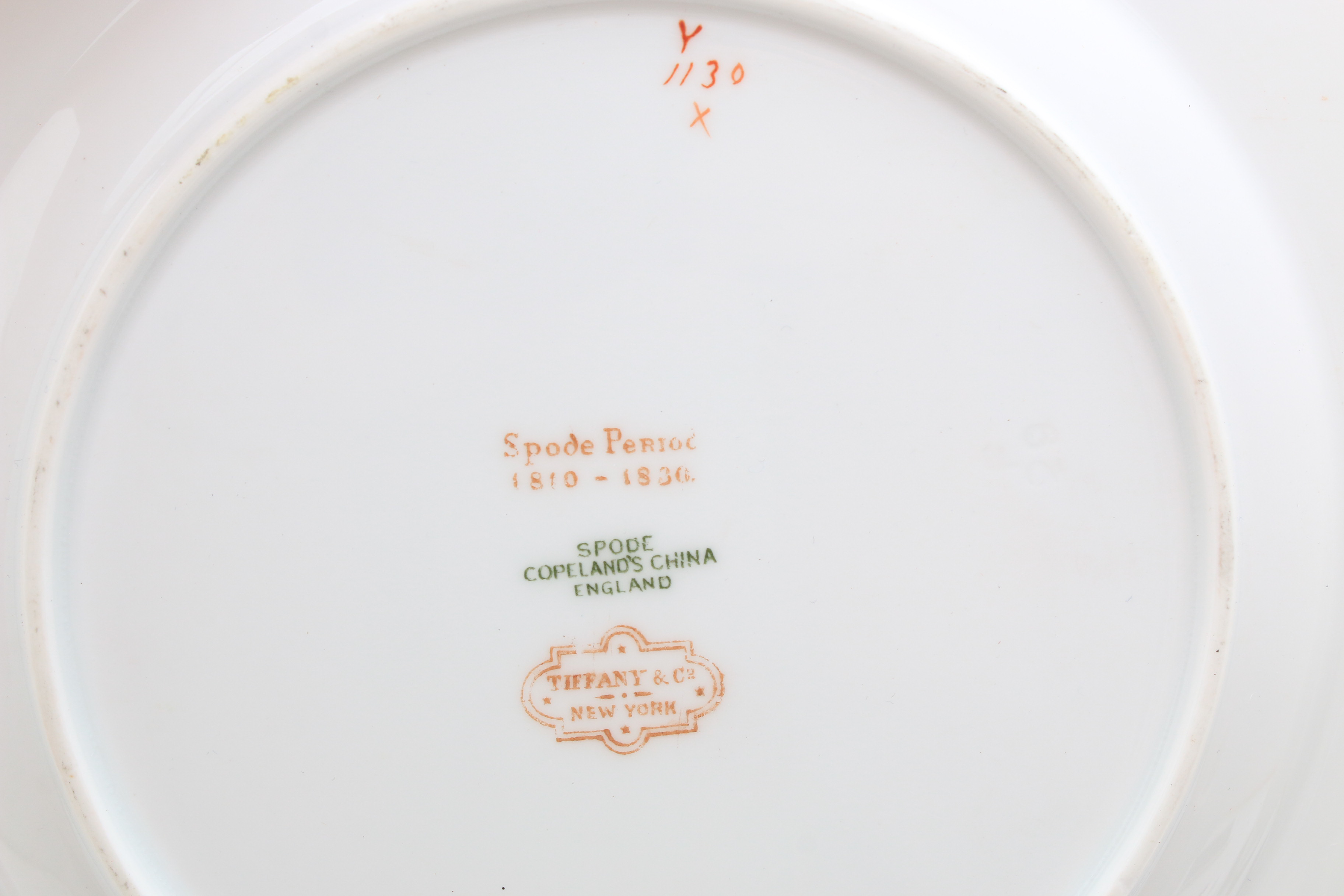 Copeland Spode for Tiffany & Co. Porcelain Plates