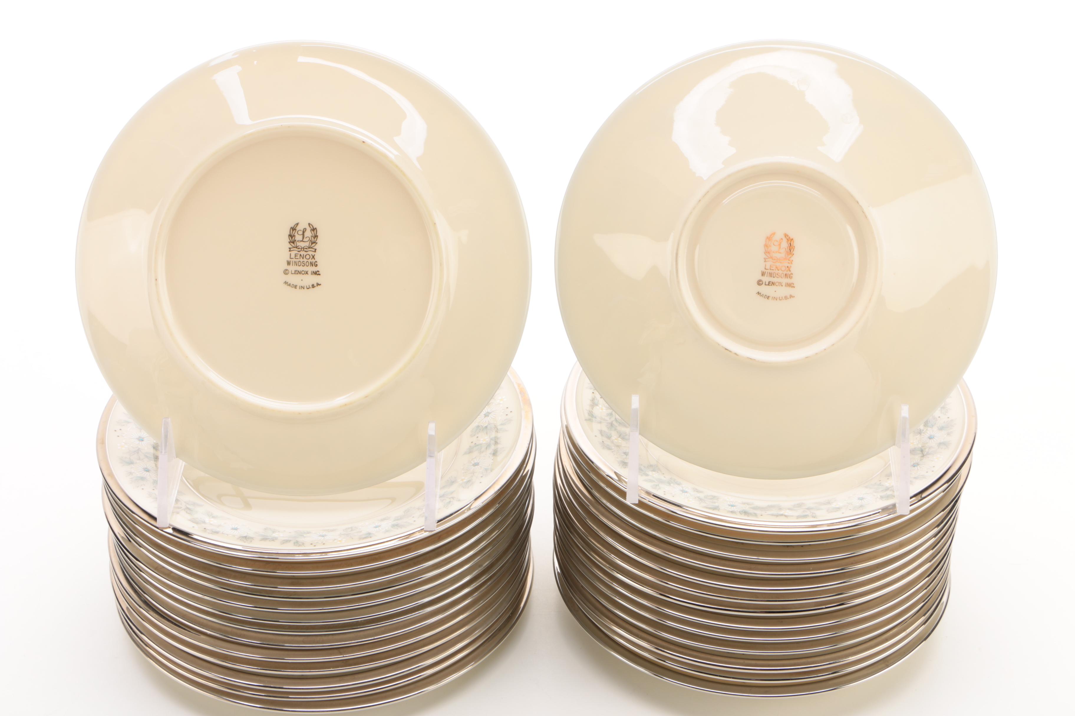 Lenox "Windsong" Bone China Dinnerware, 1960s-1980s