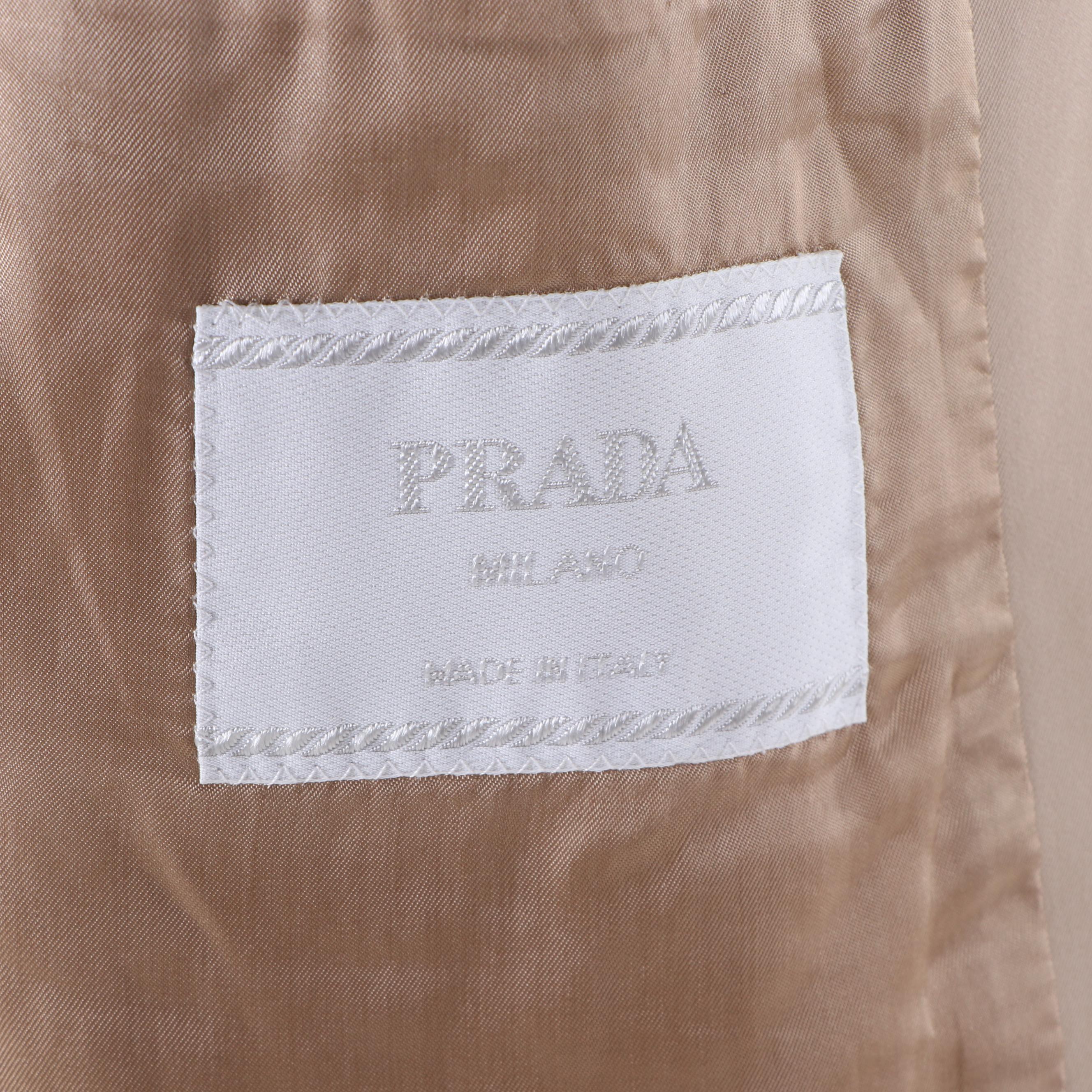 Men's Prada Taupe Blazer, Made in Italy