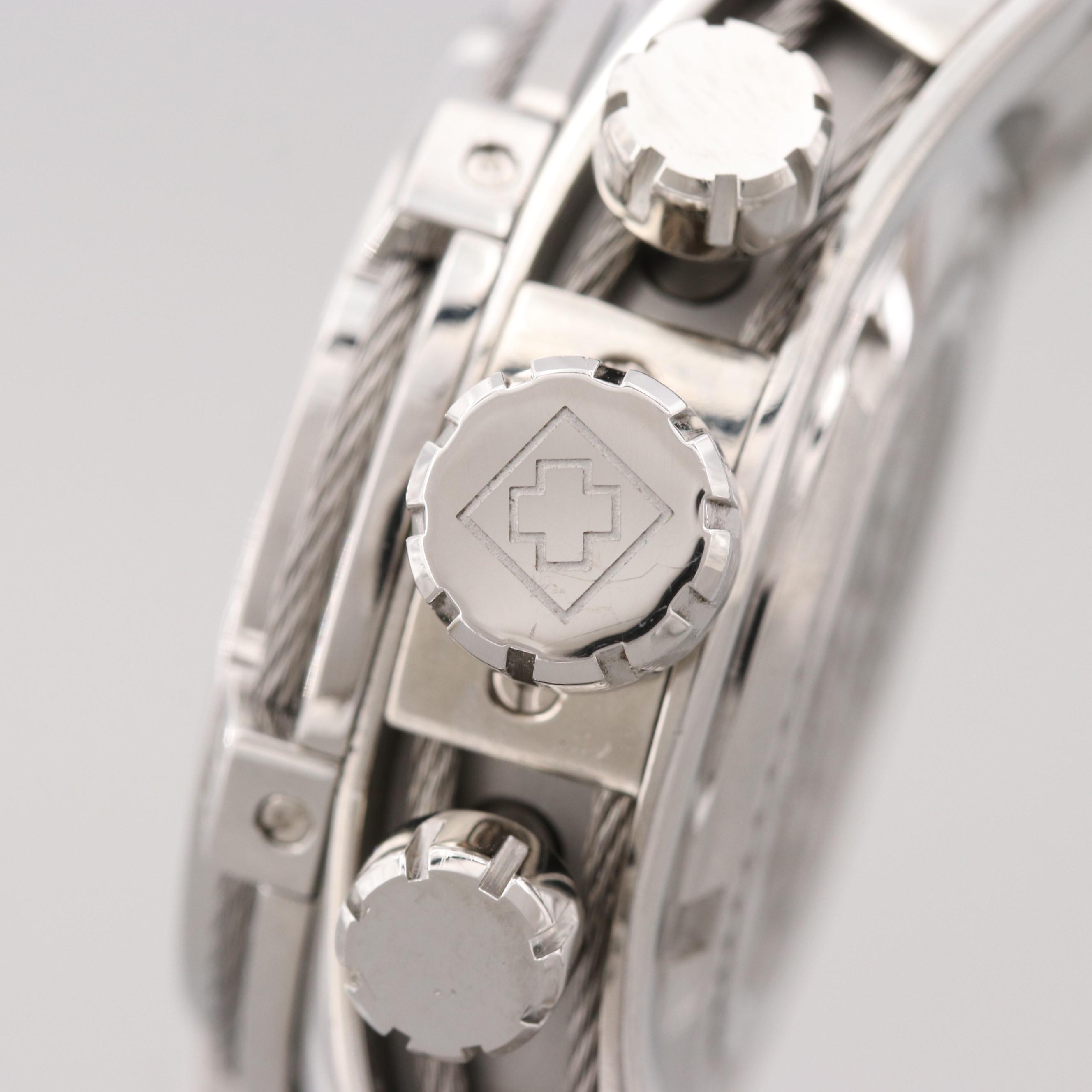 Invicta Bolt Zeus Stainless Steel Quartz Chronograph Watch and Abalone Dial