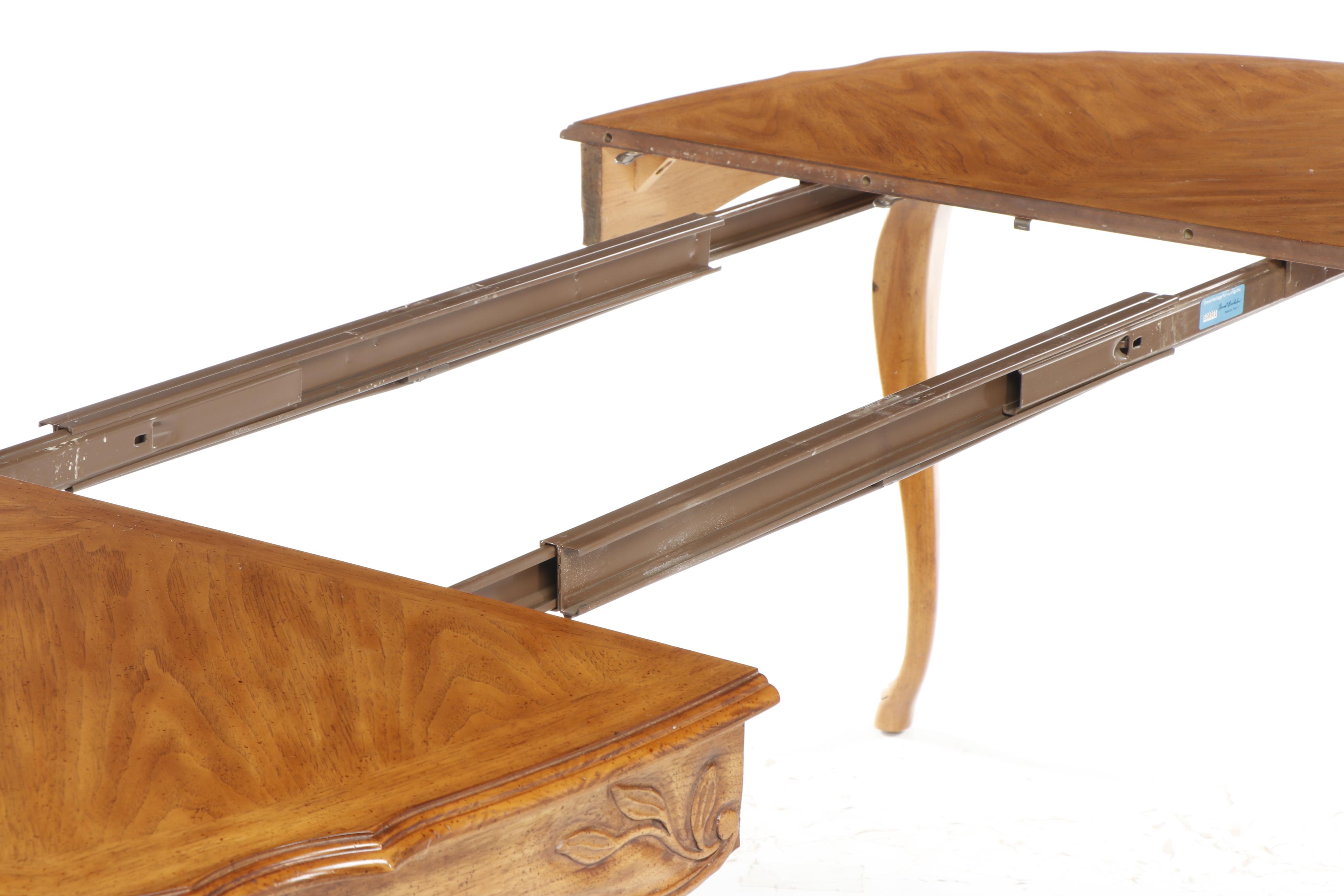 Drexel-Heritage French Provincial Style "Cabernet" Dining Table and Chairs