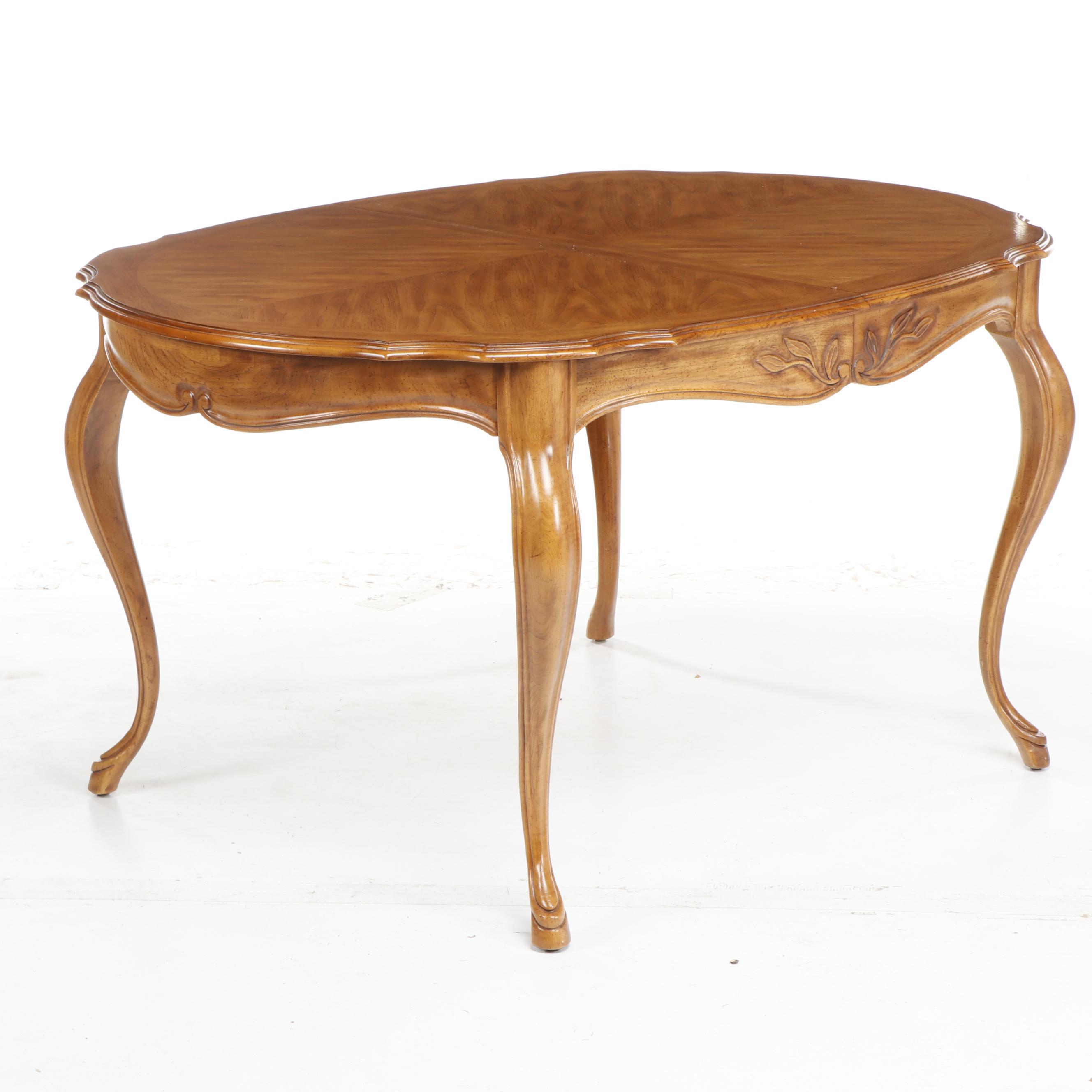 Drexel-Heritage French Provincial Style "Cabernet" Dining Table and Chairs