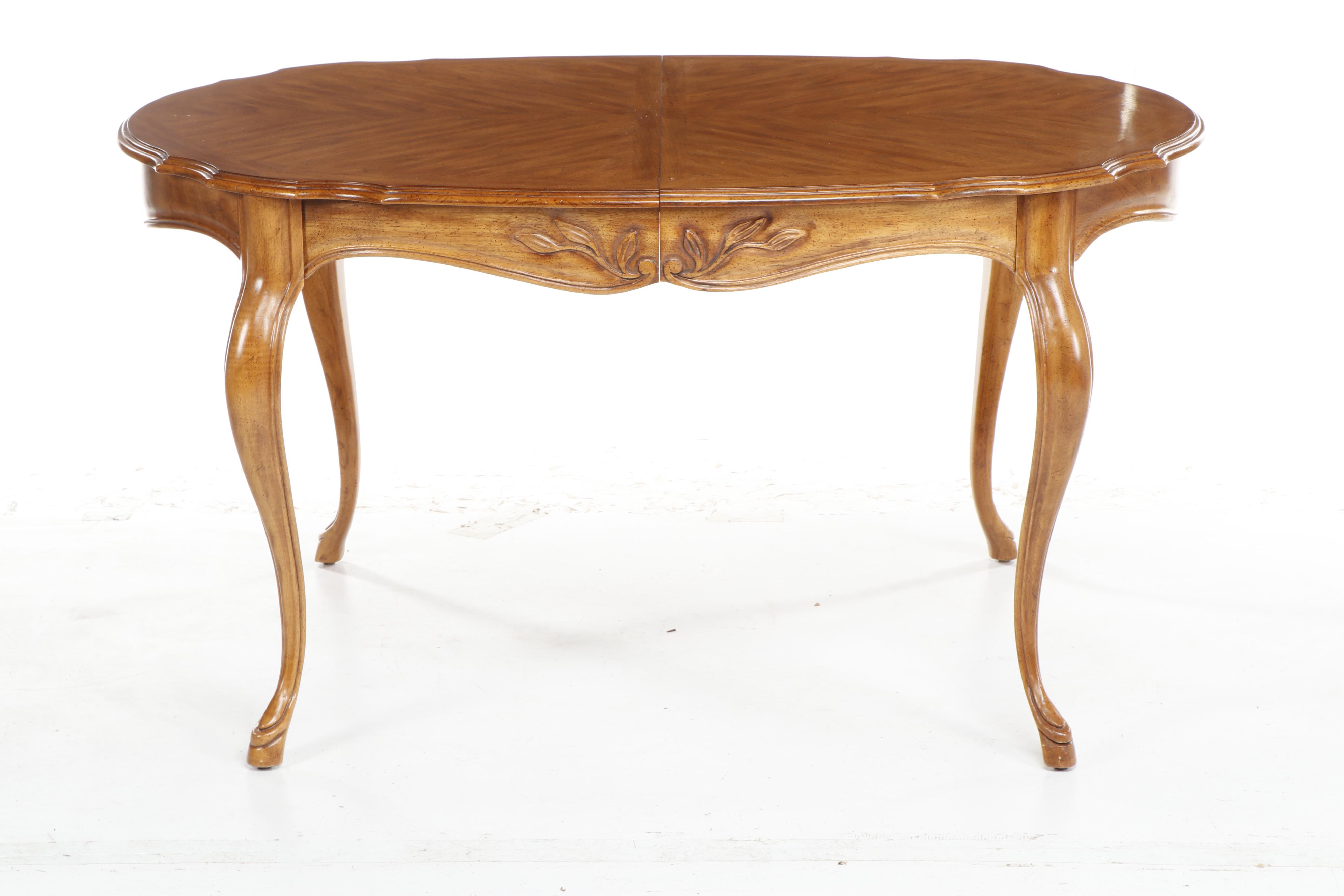 Drexel-Heritage French Provincial Style "Cabernet" Dining Table and Chairs