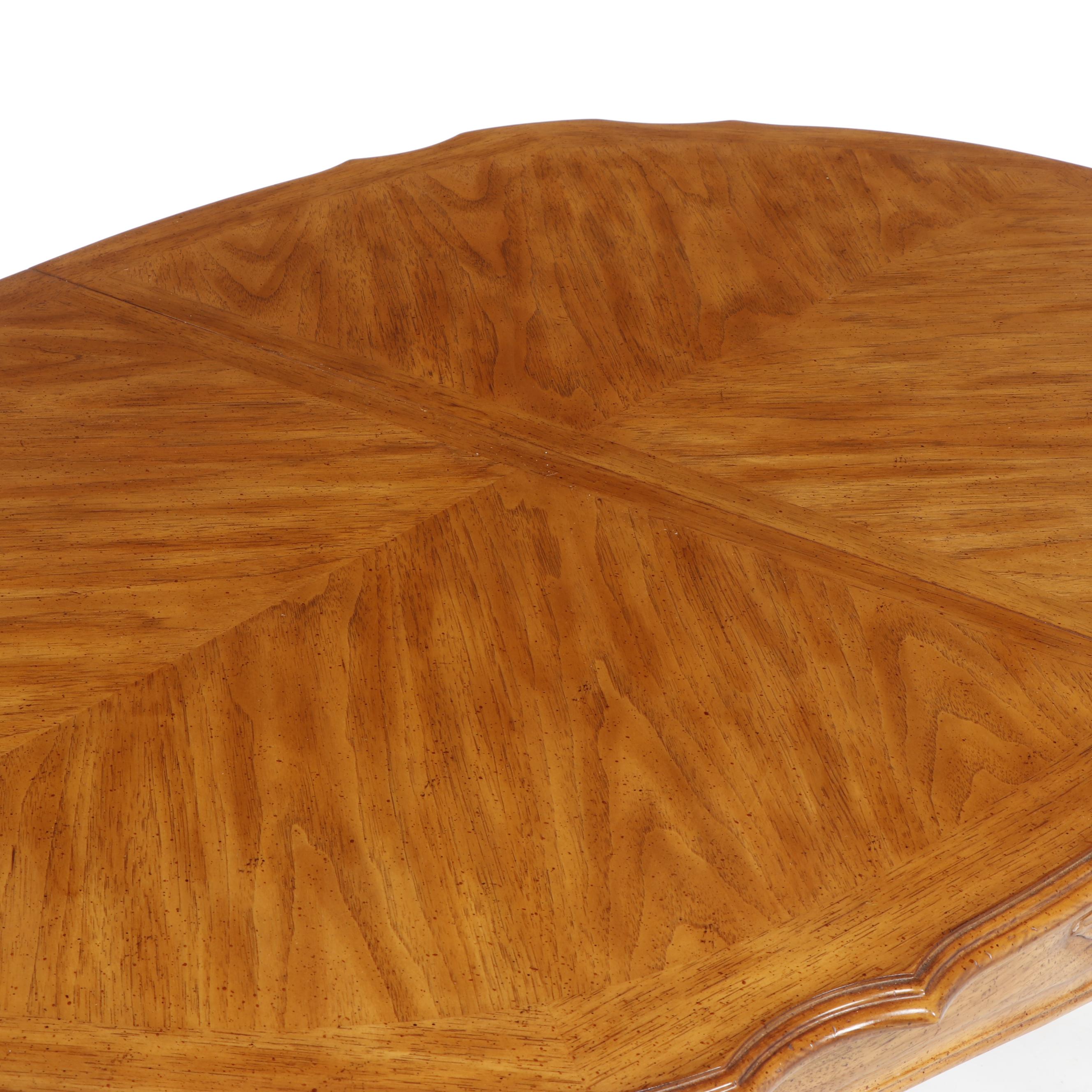 Drexel-Heritage French Provincial Style "Cabernet" Dining Table and Chairs