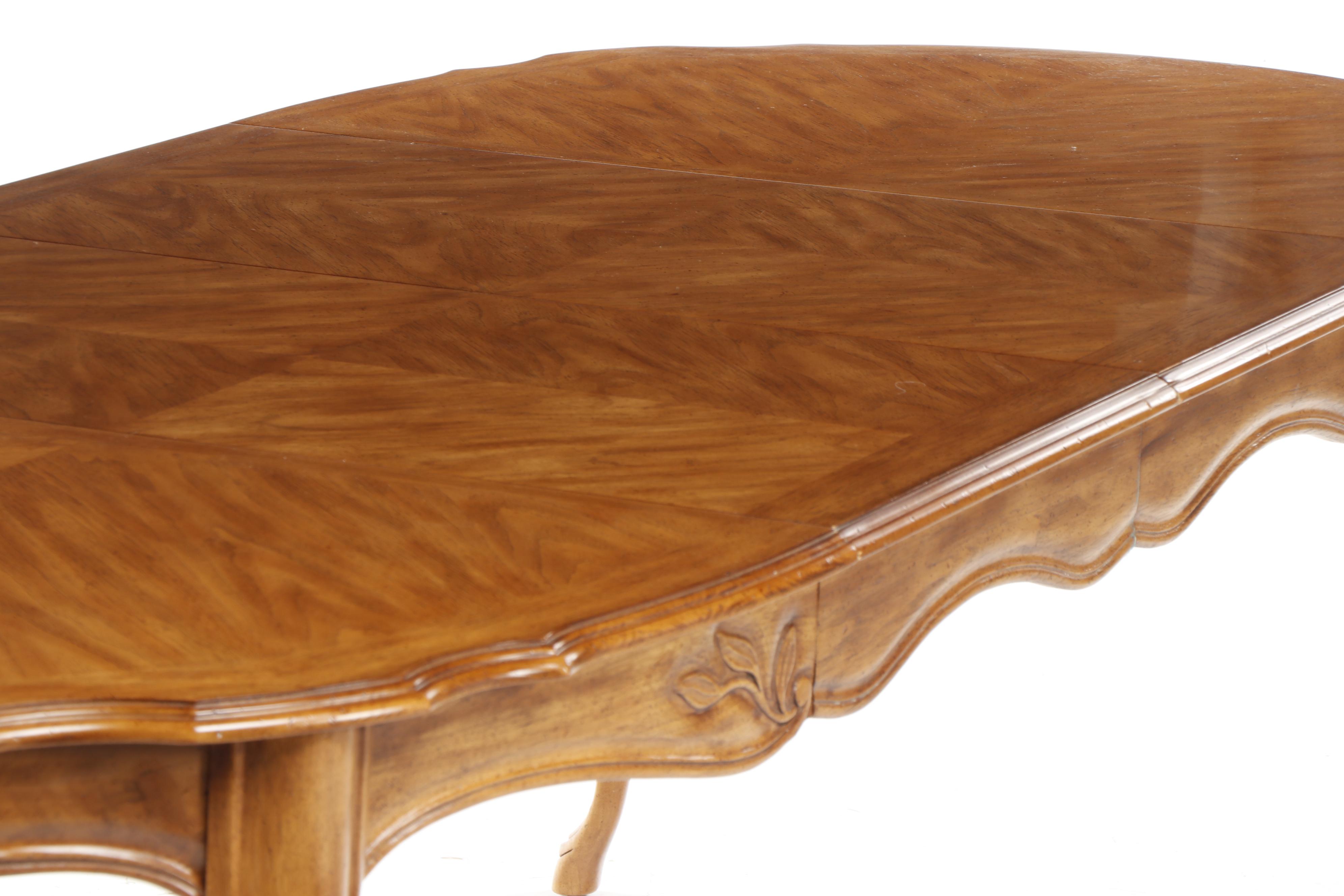 Drexel-Heritage French Provincial Style "Cabernet" Dining Table and Chairs