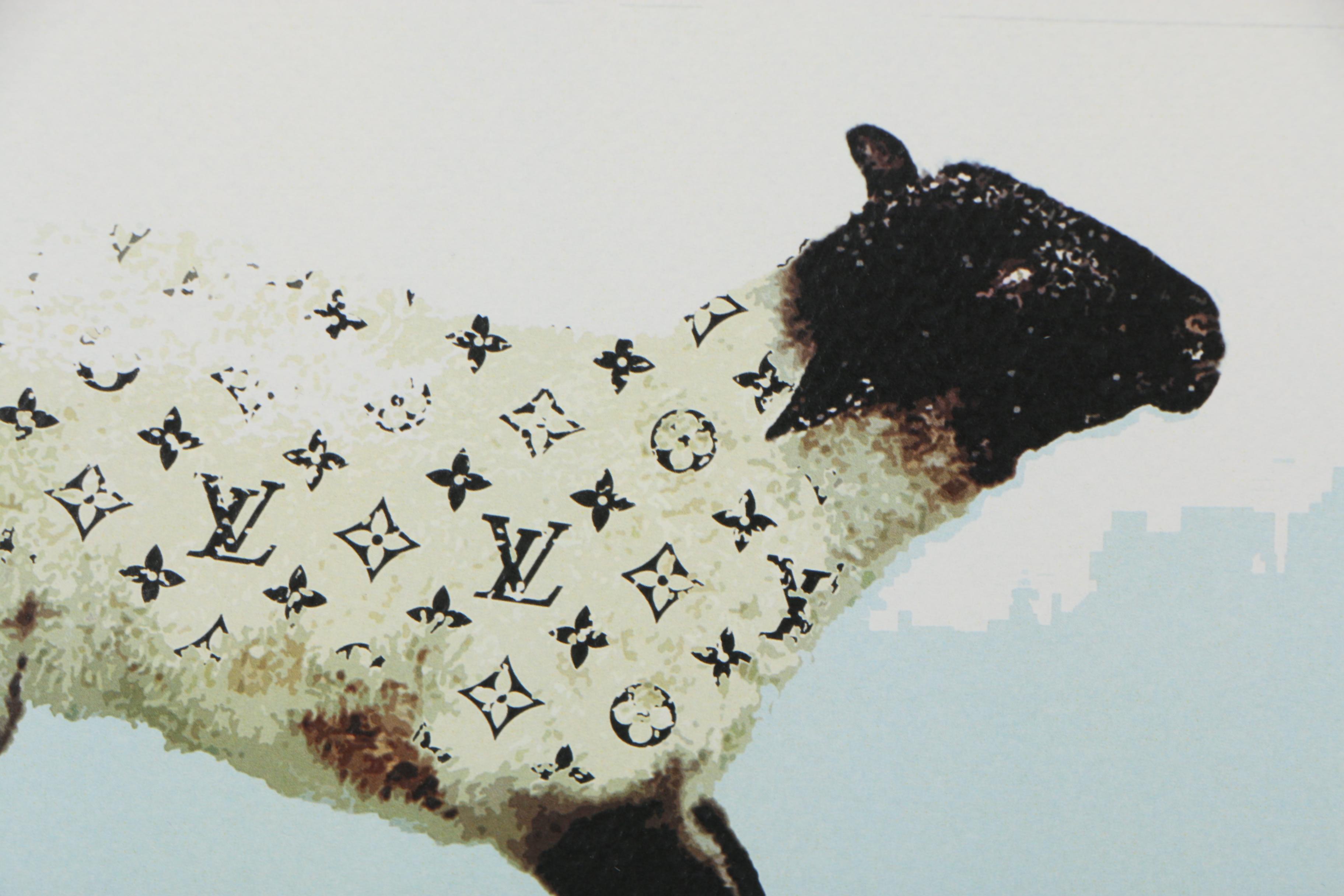 Death NYC Artist Proof Graphic Print "Damien Hirst Sheep in Glass Juxtapoz"