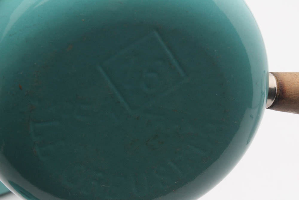 Le Creuset "Paris Blue" Enamel Cookware, Mid-Century