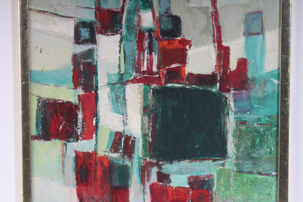 Edith Ferullo Abstract Oil Painting