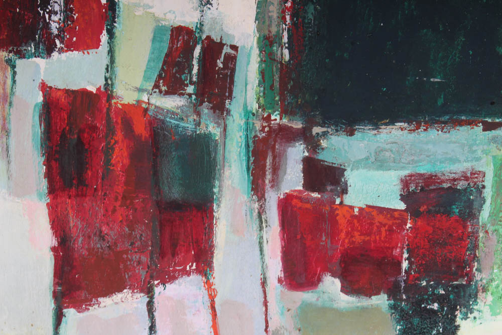 Edith Ferullo Abstract Oil Painting