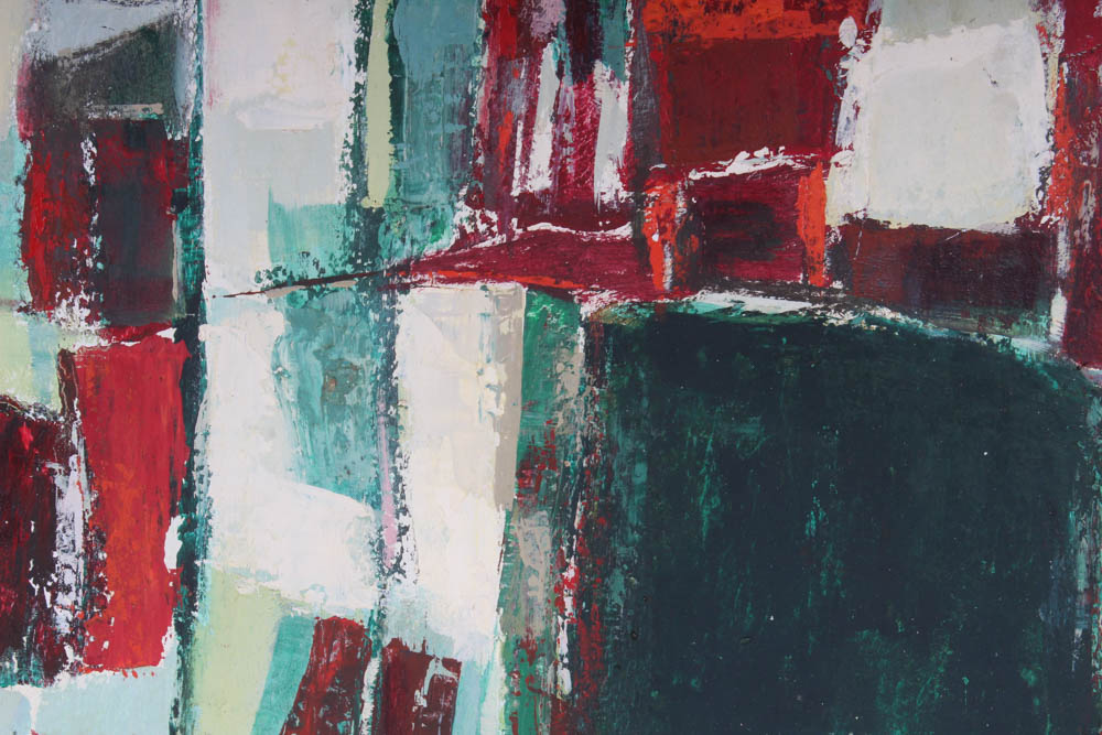 Edith Ferullo Abstract Oil Painting