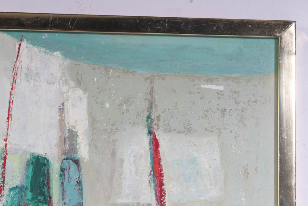 Edith Ferullo Abstract Oil Painting