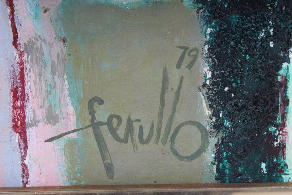 Edith Ferullo Abstract Oil Painting