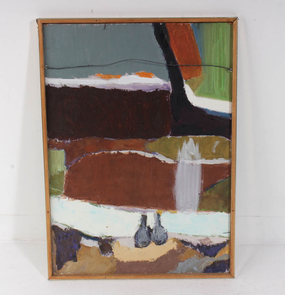 Edith Ferullo Abstract Oil Painting