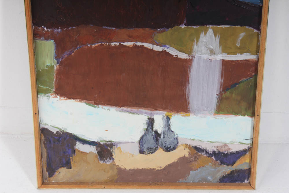 Edith Ferullo Abstract Oil Painting