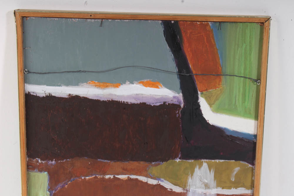 Edith Ferullo Abstract Oil Painting