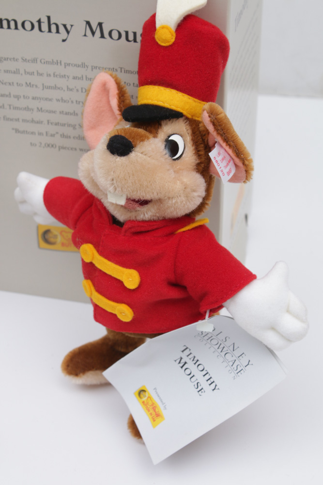 Steiff Disney Showcase Collections "Thumper" and "Timothy Mouse" Stuffed Toys
