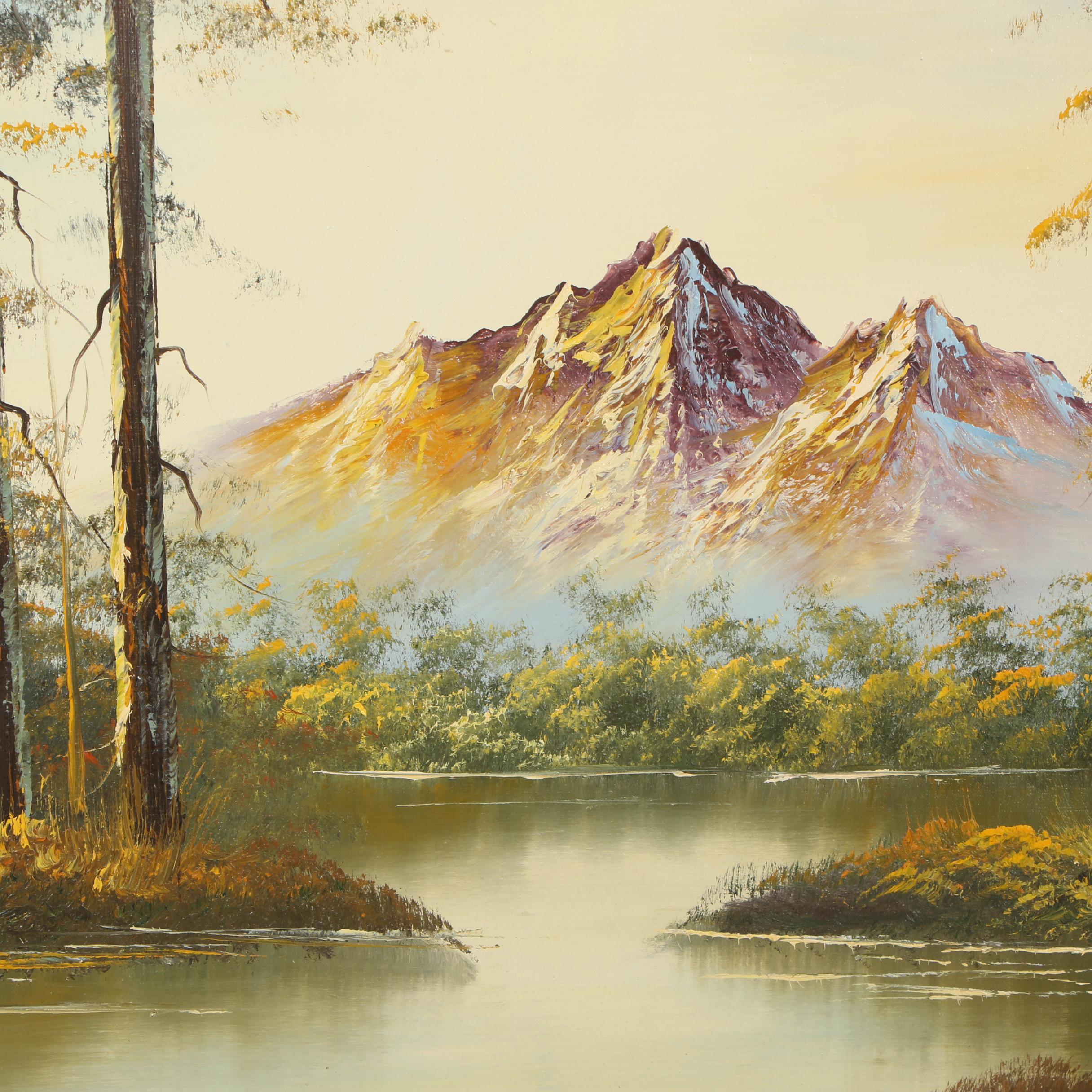 Late 20th Century Landscape Oil Painting