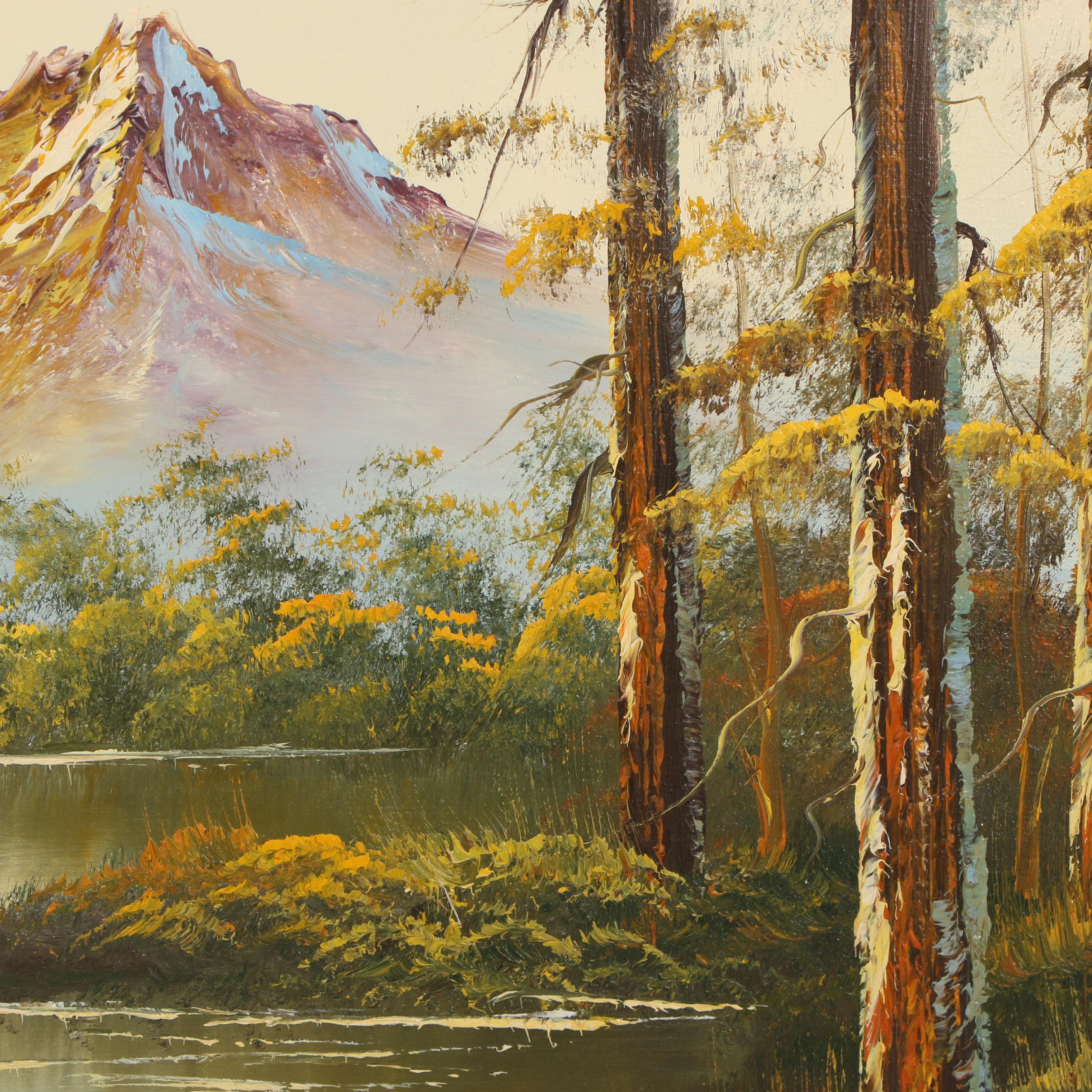 Late 20th Century Landscape Oil Painting