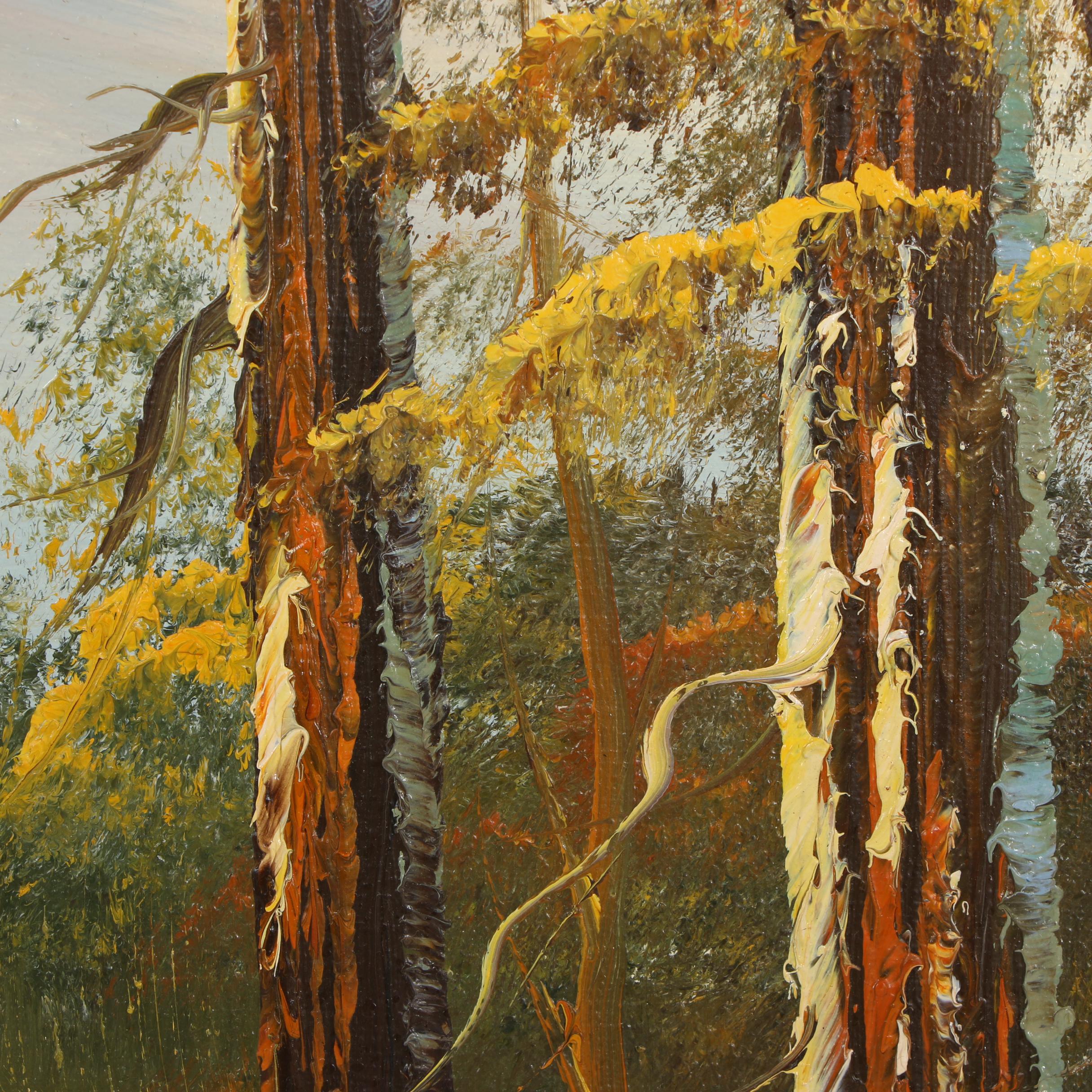 Late 20th Century Landscape Oil Painting