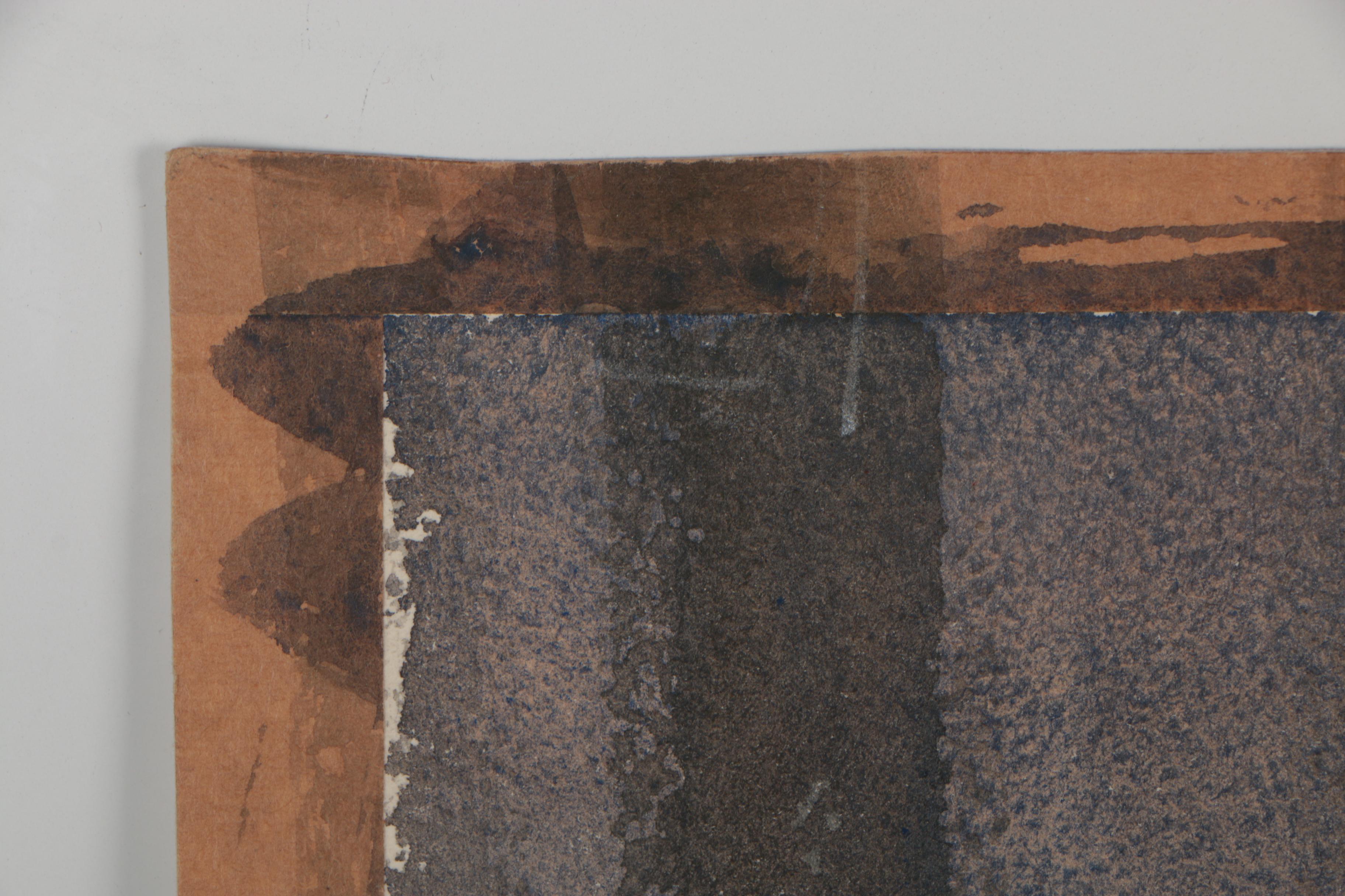 Edmond J. Fitzgerald Watercolor Portrait of Seated Girl