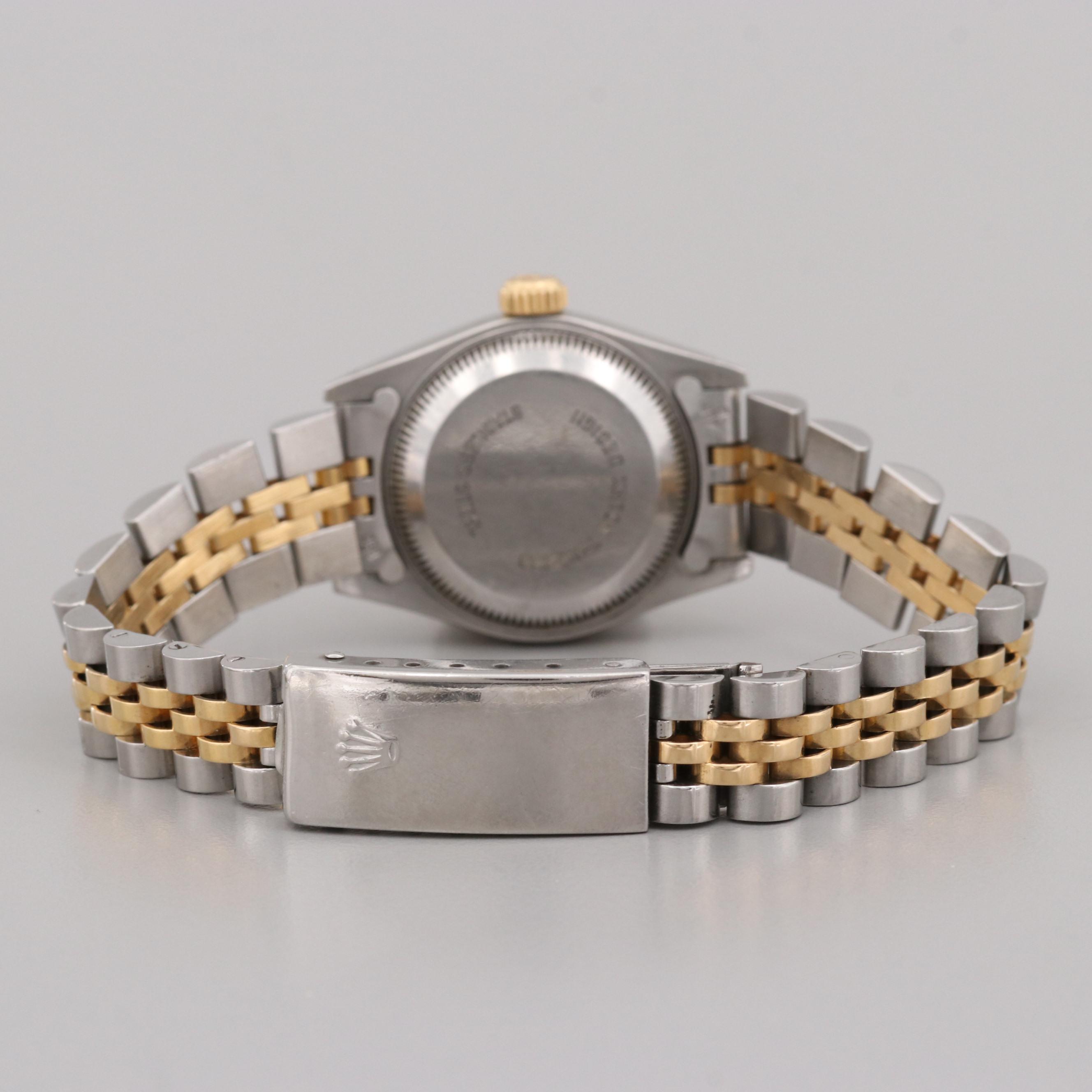 Rolex Oyster Perpetual Date Stainless Steel and 18K Yellow Gold Watch, 1963