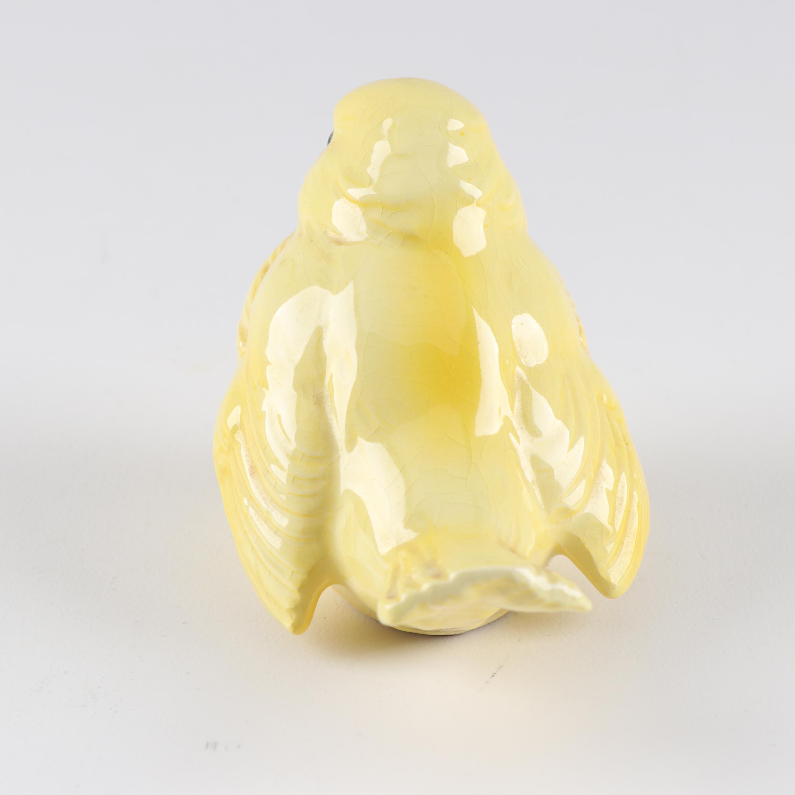 Goebel Hand-Painted Porcelain Yellow Sparrow Bird Figurines