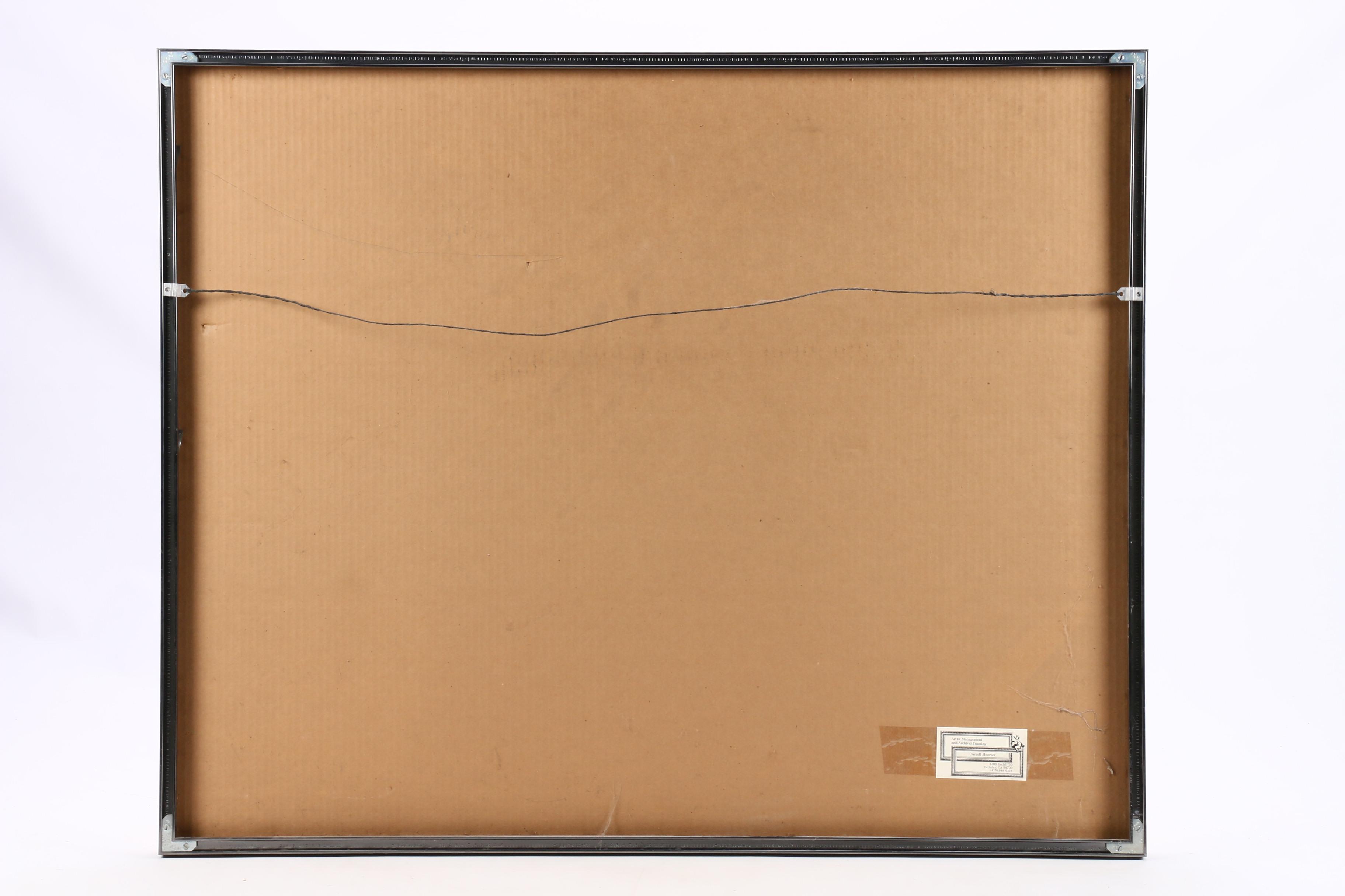 Trevor Southey Etching with Aquatint "Lakeshore"