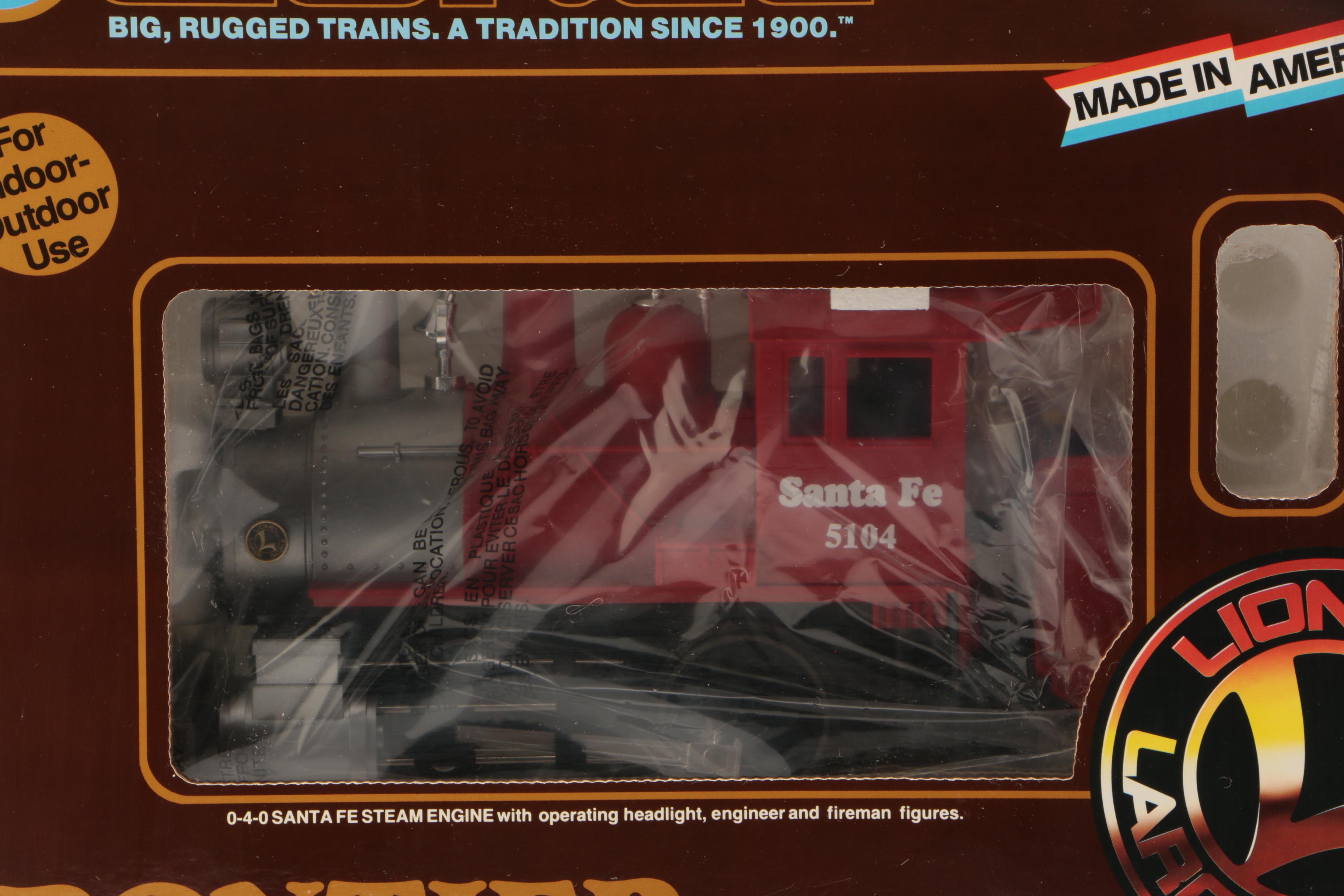 Lionel Large Scale "Santa Fe" Frontier Freight Train Set, 1988