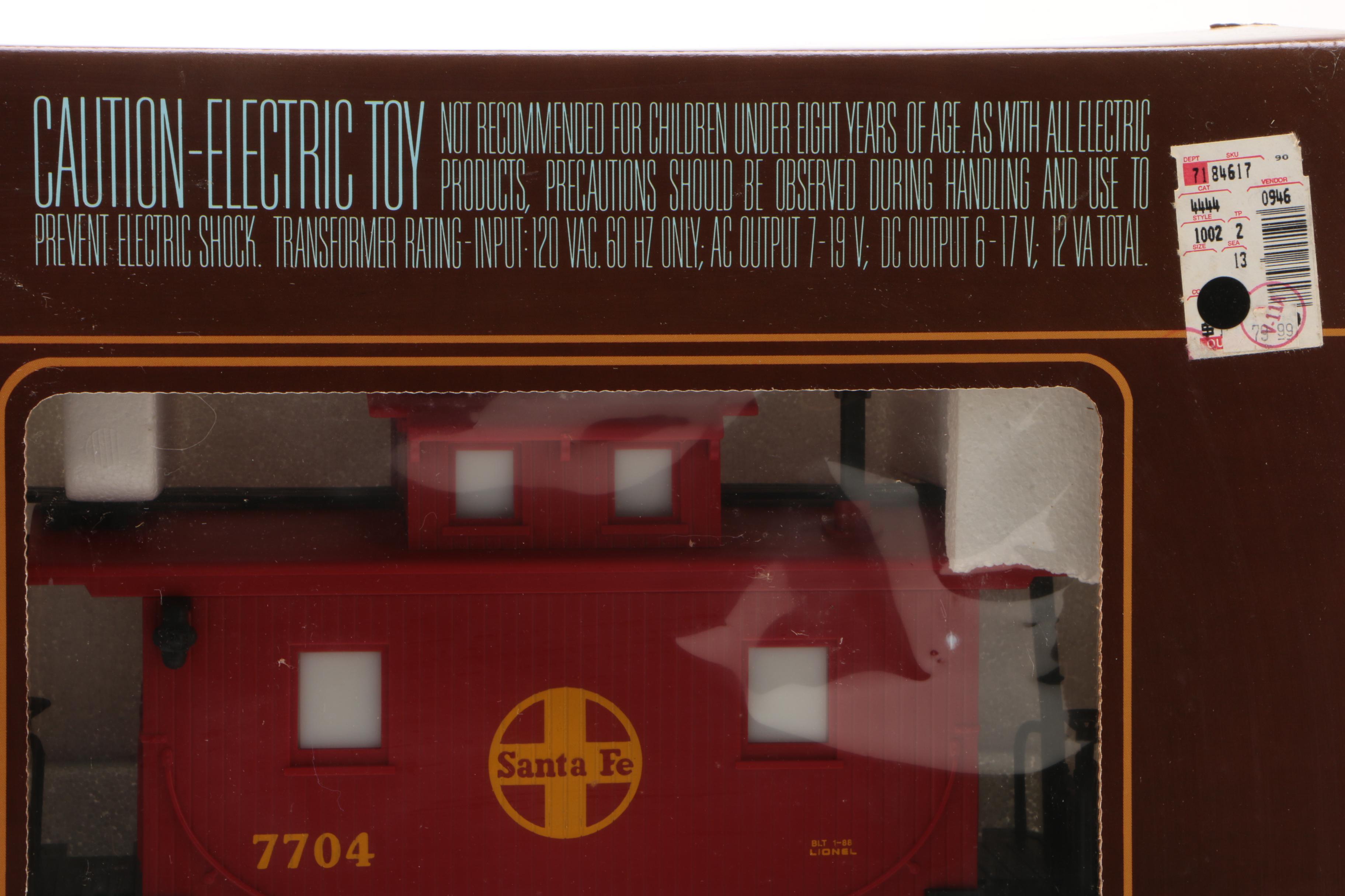 Lionel Large Scale "Santa Fe" Frontier Freight Train Set, 1988