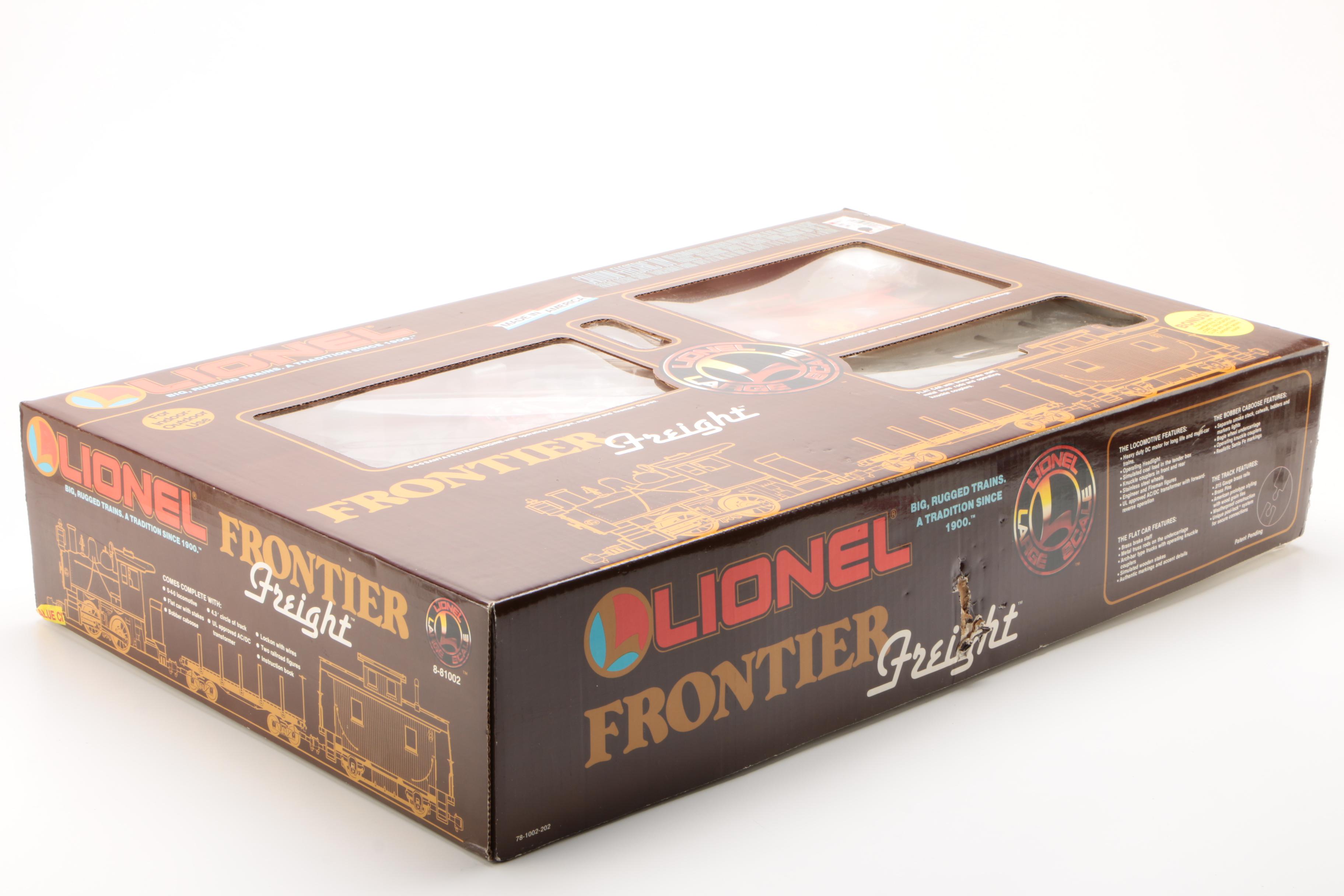 Lionel Large Scale "Santa Fe" Frontier Freight Train Set, 1988