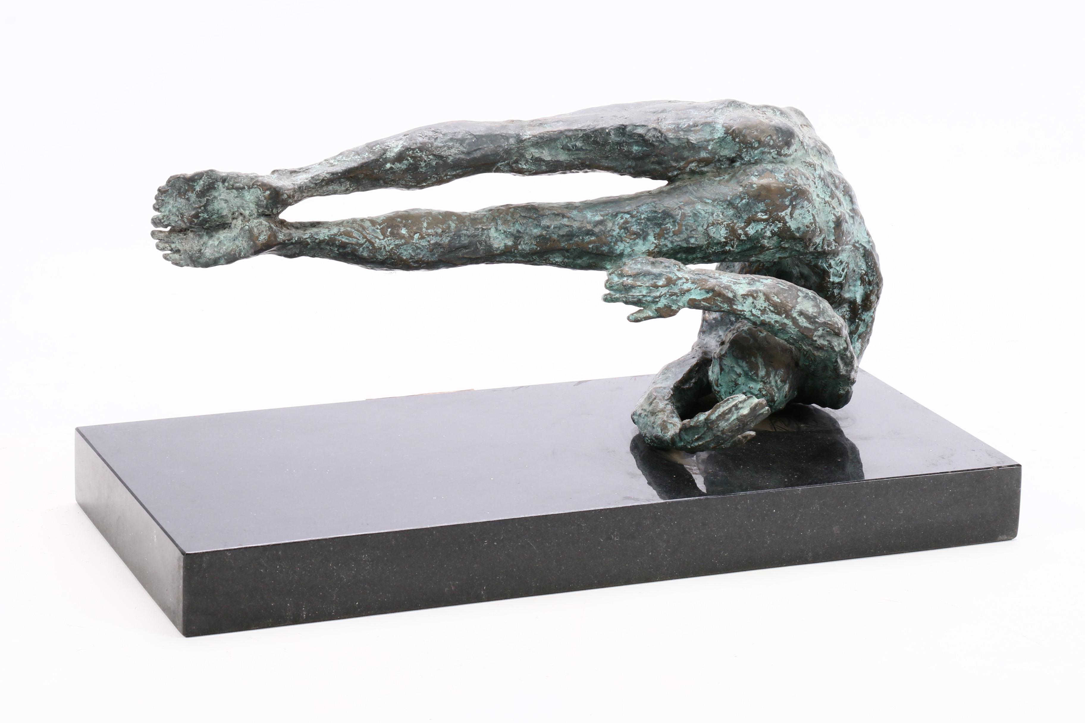 Trevor Southey Bronze and Granite Sculpture "Earth Entry"