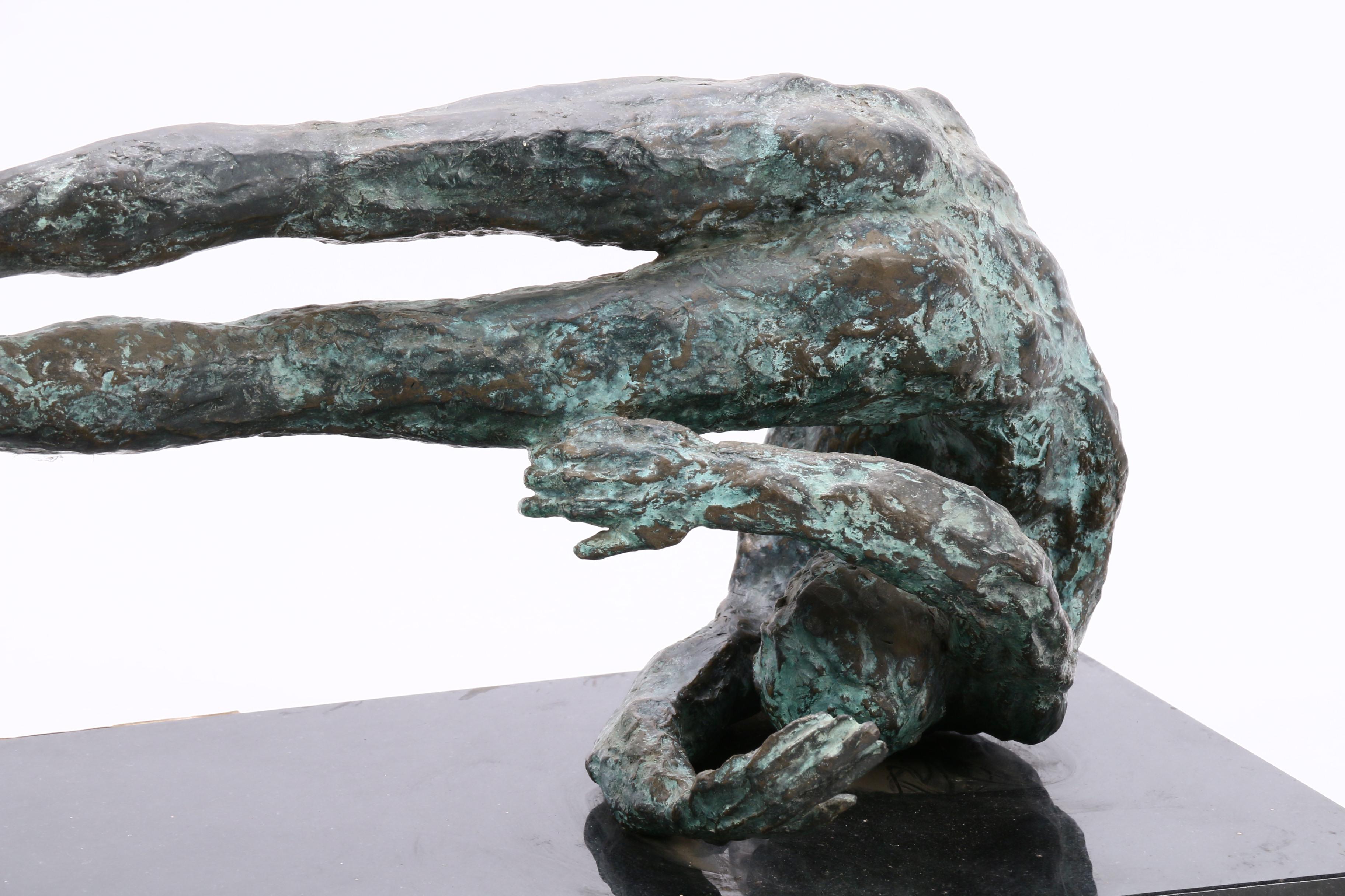Trevor Southey Bronze and Granite Sculpture "Earth Entry"