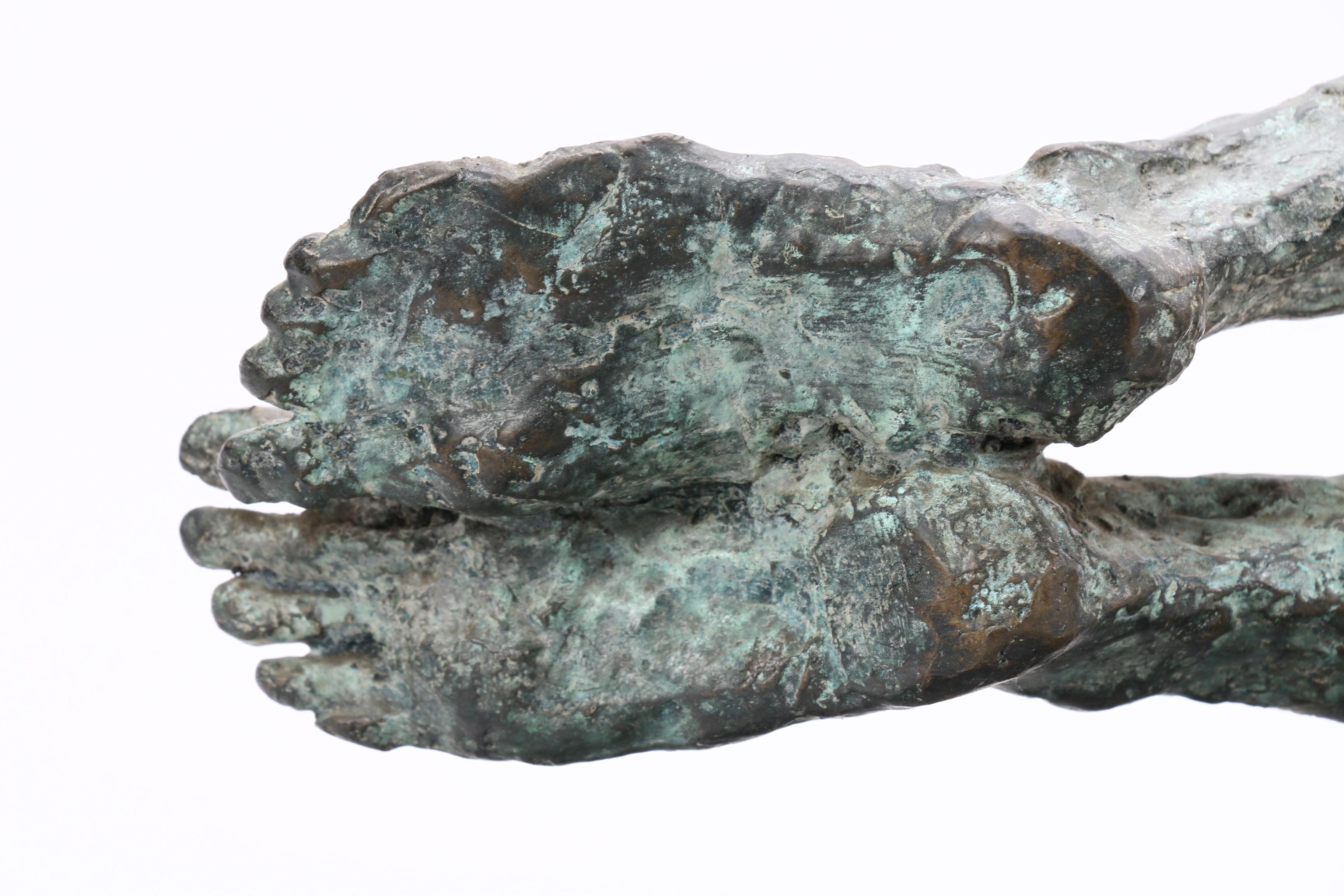 Trevor Southey Bronze and Granite Sculpture "Earth Entry"