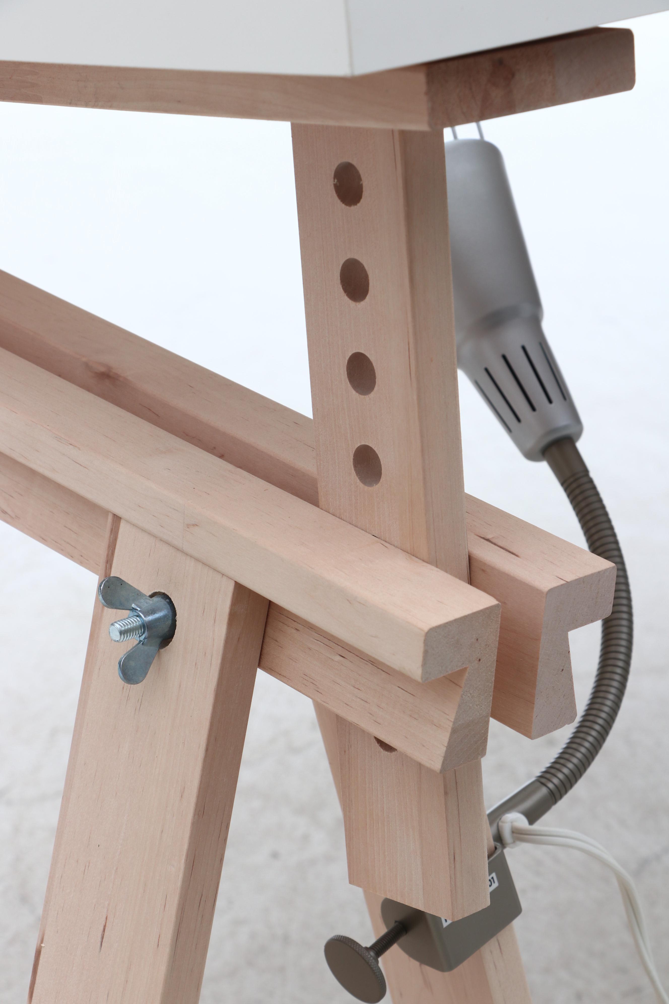 Modernist Illuminated Drafting Table, Contemporary