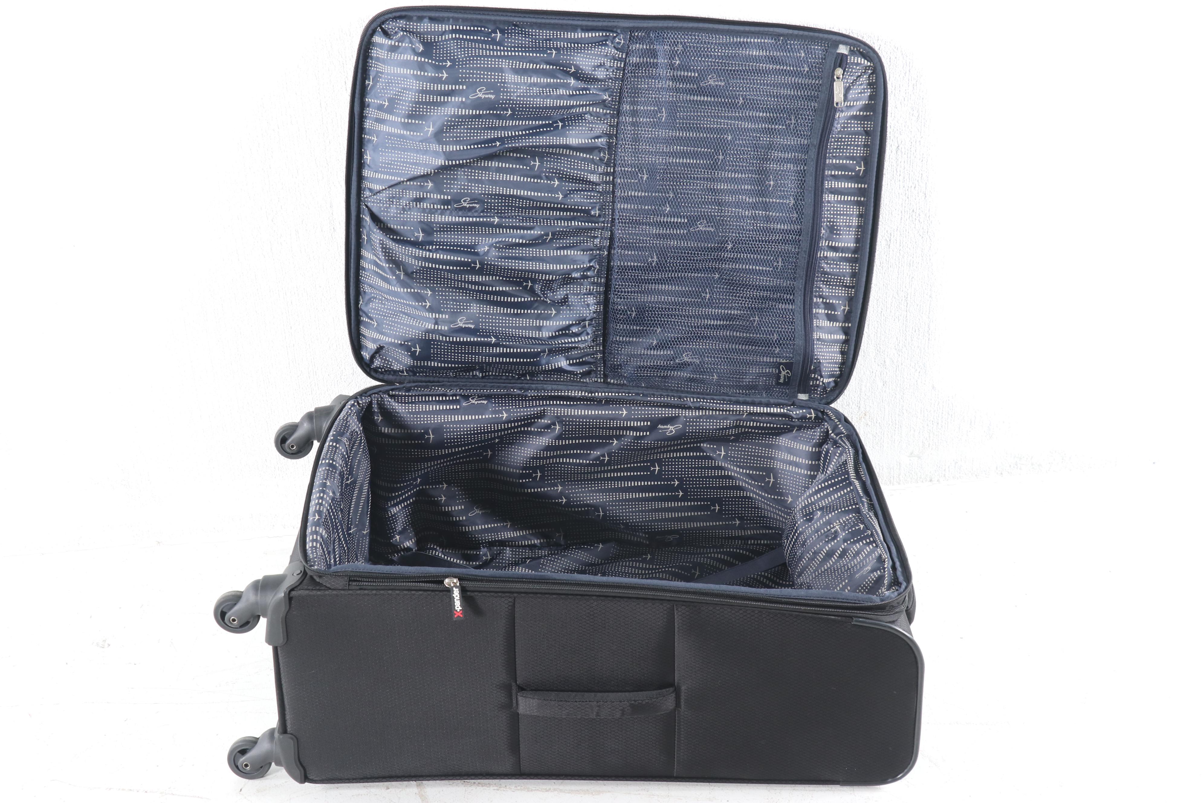 The Skyway Luggage Company Zero Gravity Expandable Upright Rolling Suitcase
