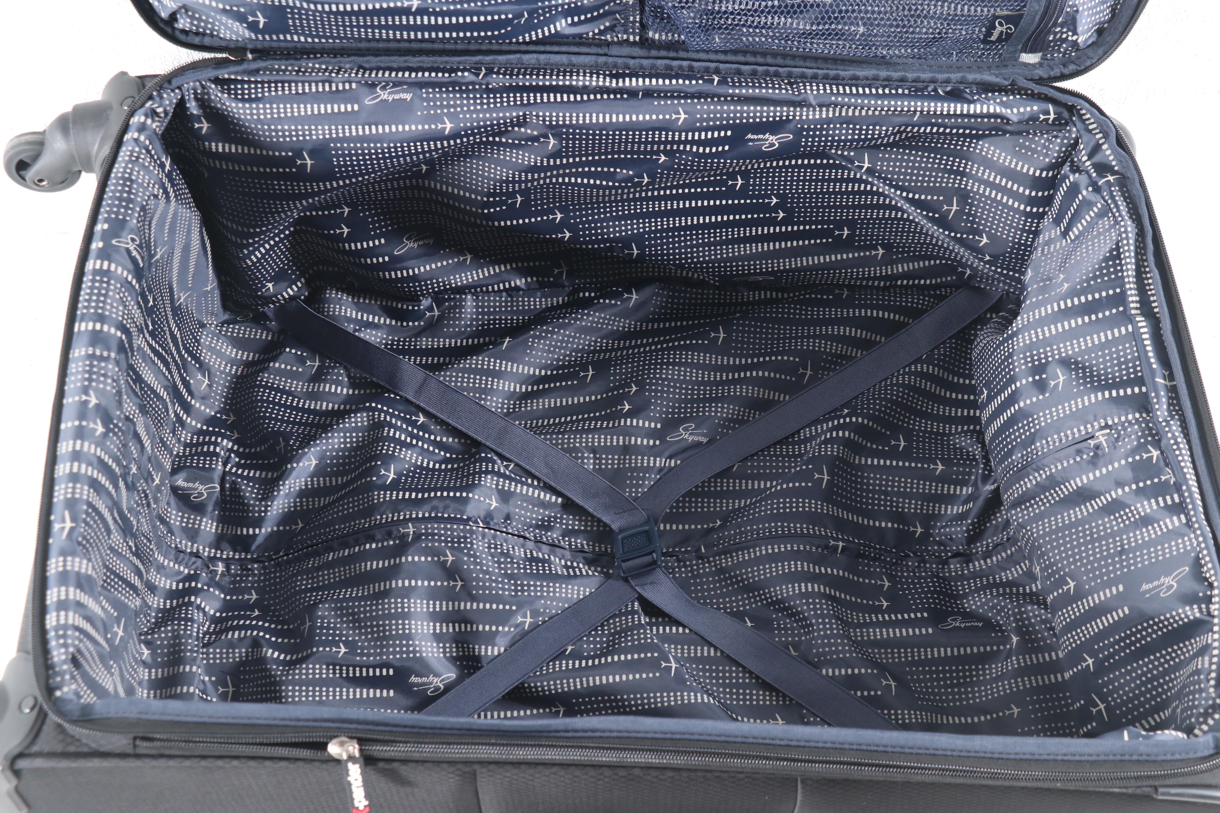 The Skyway Luggage Company Zero Gravity Expandable Upright Rolling Suitcase