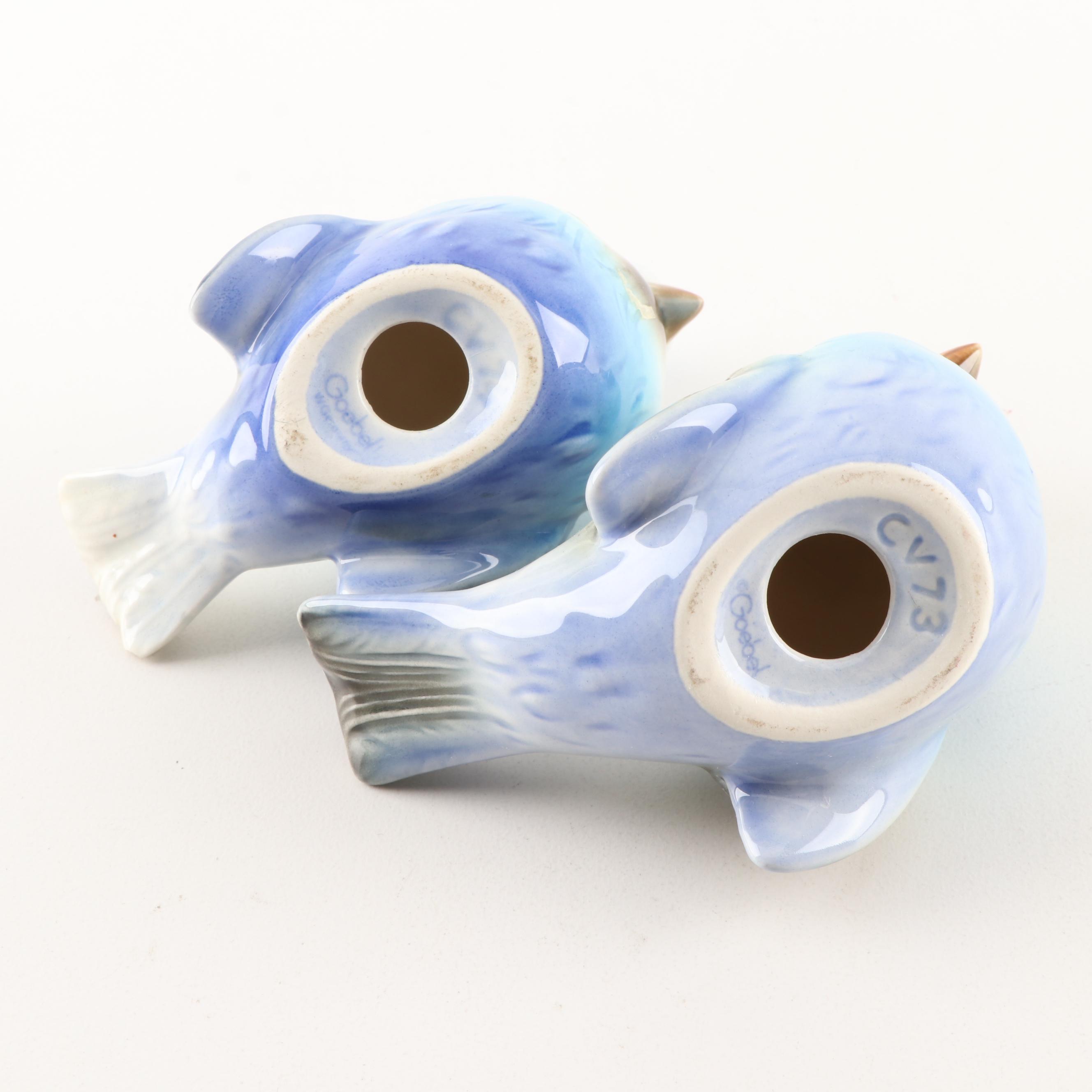 Goebel Porcelain Bird Figurines, Vintage