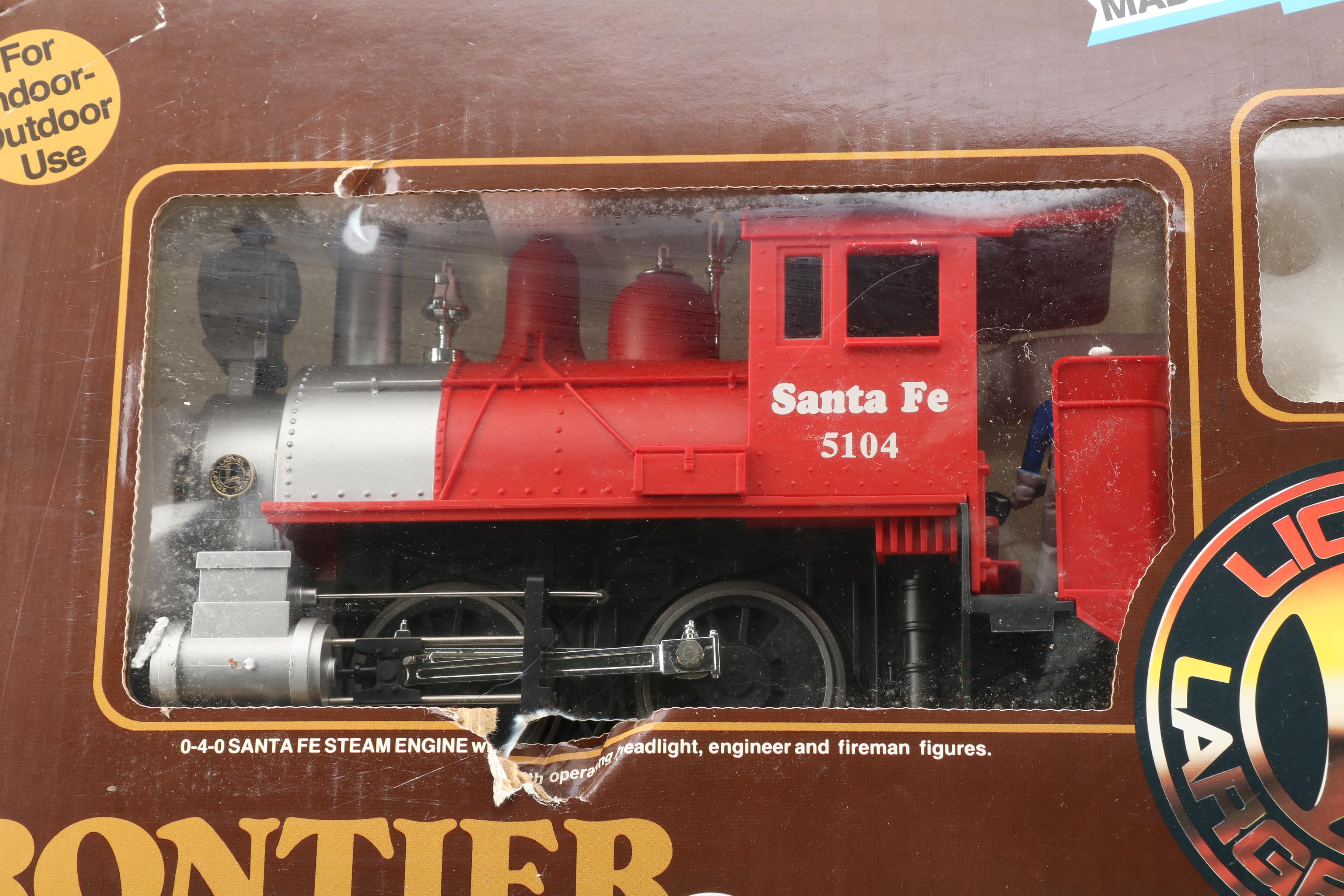 Lionel Large Scale "Santa Fe" Frontier Freight Train Set, 1988