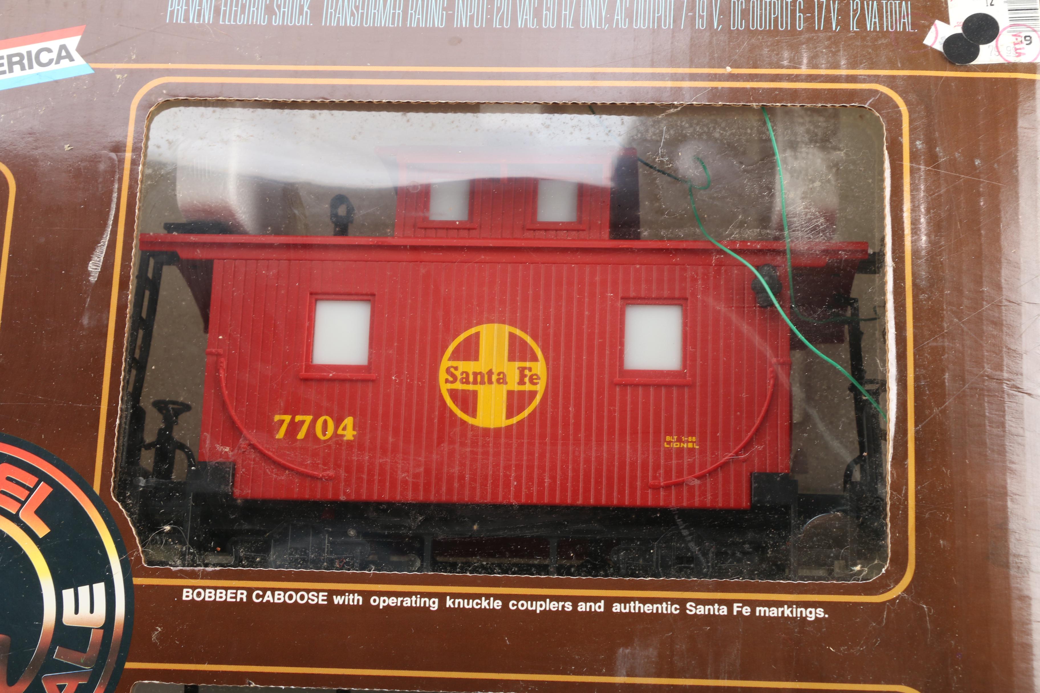 Lionel Large Scale "Santa Fe" Frontier Freight Train Set, 1988